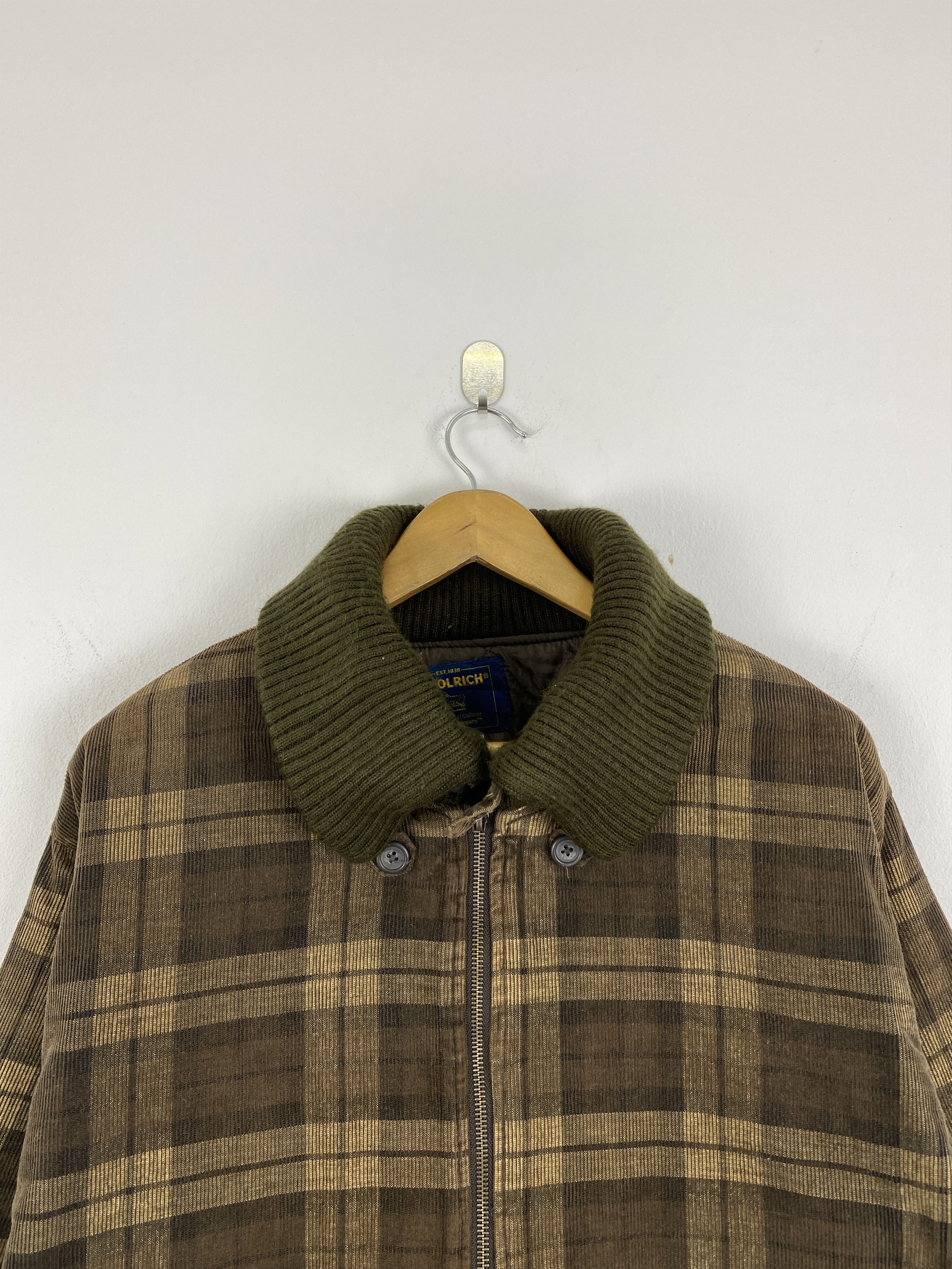 Vintage × Woolrich Woolen Mills Vintage Woolrich Checkered Bomber Style Zipper Jacket Size US L / EU 52-54 / 3 - 2 Thumbnail
