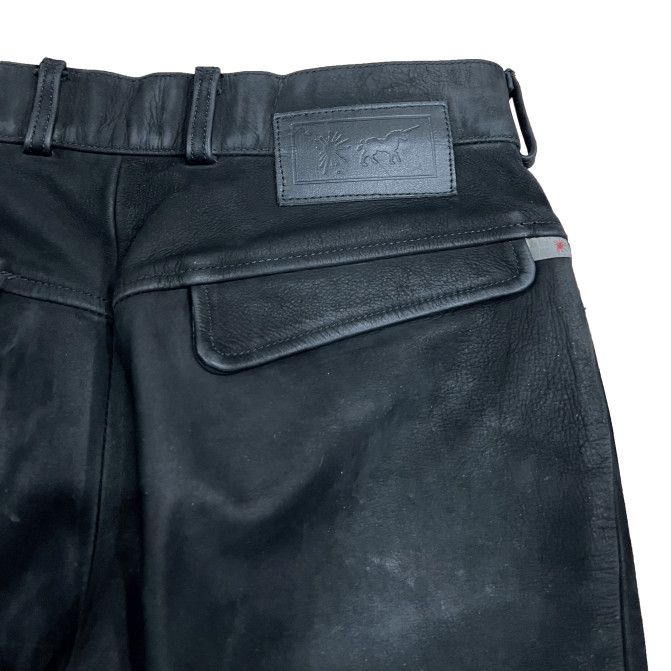 Maison MIHARA YASUHIRO Miharayasuhiro Cowhide Leather Pants Size US 30 / EU 46 - 7 Thumbnail