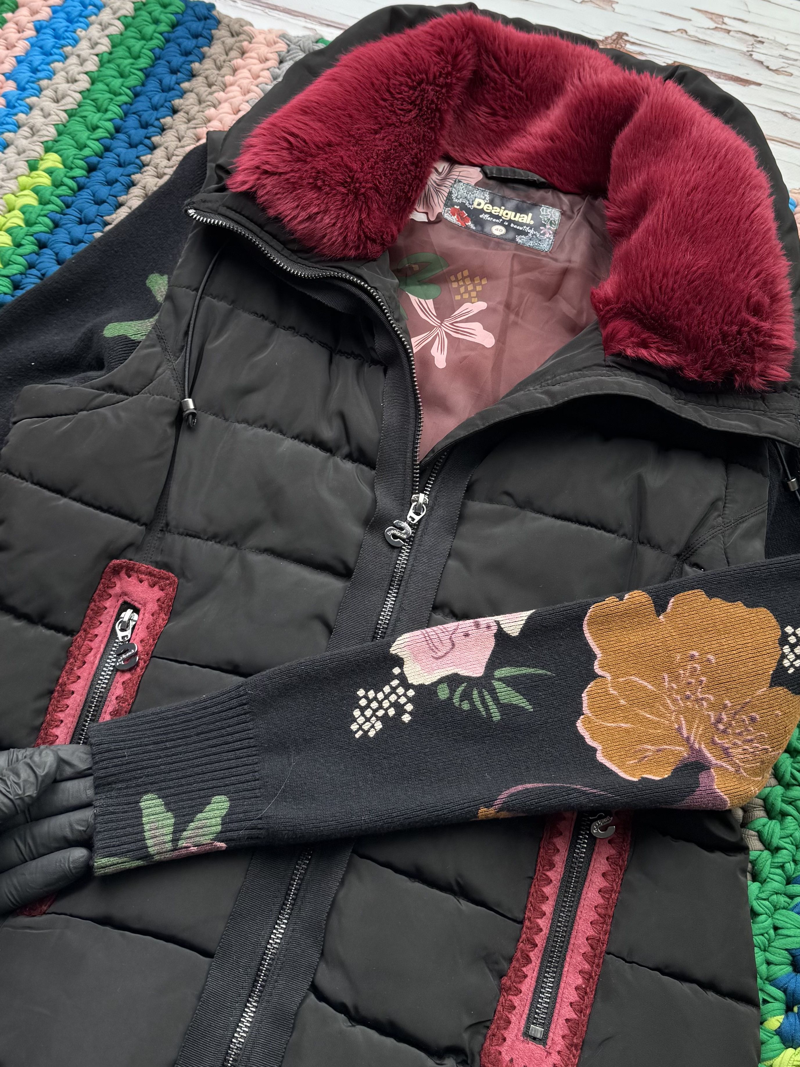 Desigual Desigual Jacket/Vest 2in1 (D10)(V70) Size M / US 6-8 / IT 42-44 - 4 Thumbnail