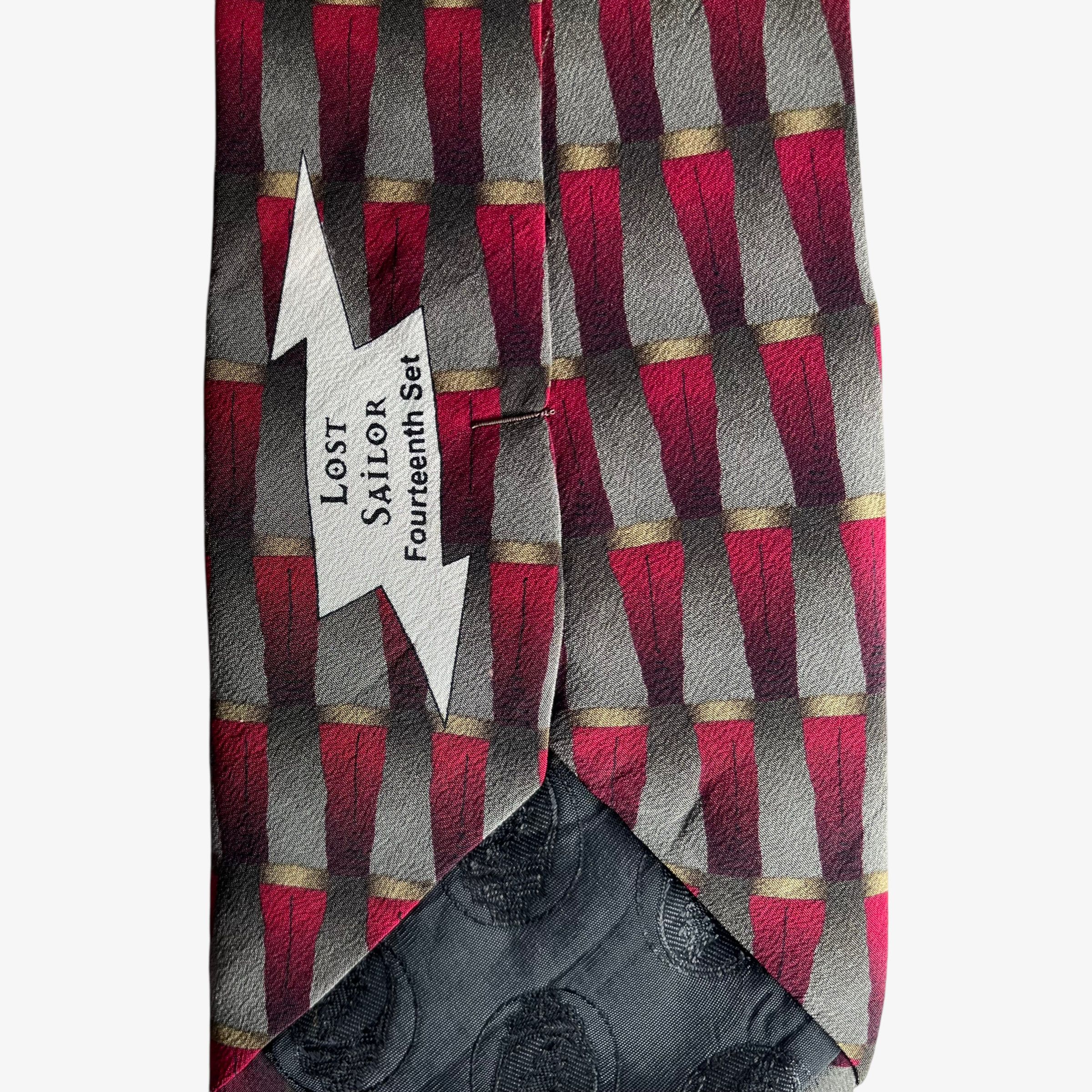 Grateful Dead Vintage 90s Grateful Dead Lost Sailor Abstract Silk Tie Size ONE SIZE - 3 Thumbnail