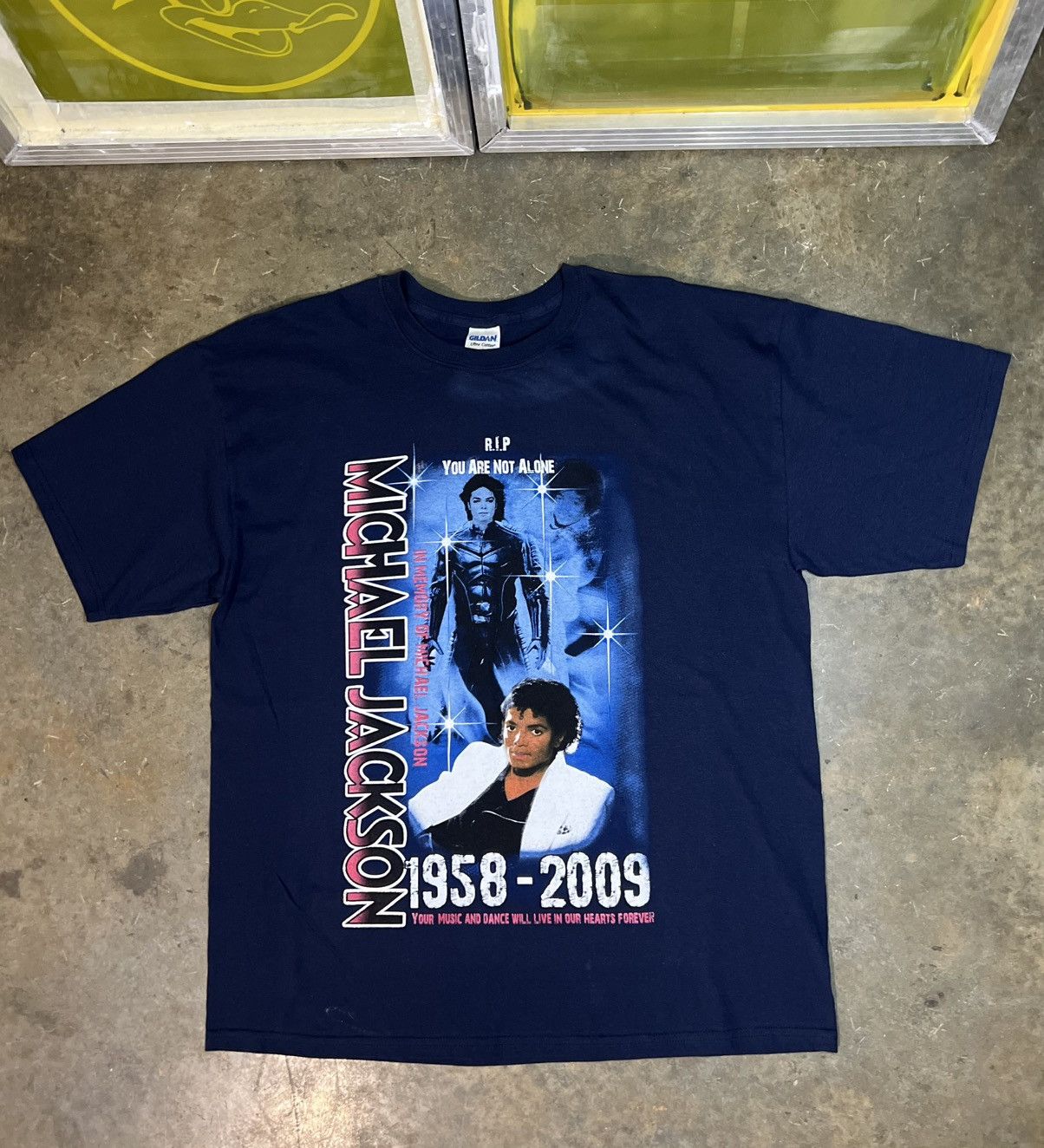 Michael Jackson Post 9/11 R.I.P Michael Jackson tribute T Shirt Size US XL / EU 56 / 4 - 1 Thumbnail