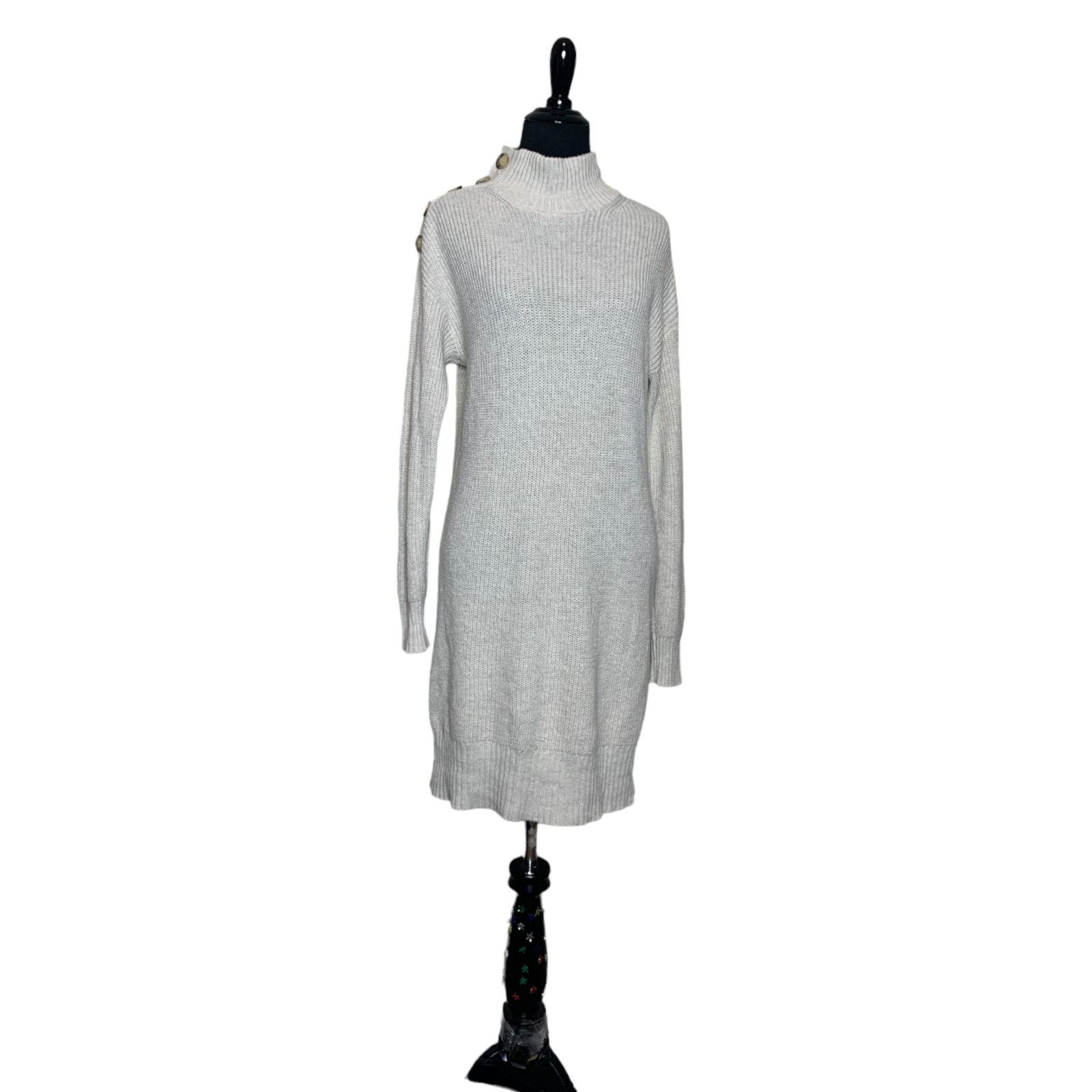 American Eagle Outfitters American Eagle cream mini sweater dress size Xsmall Size XS / US 0-2 / IT 36-38 - 6 Thumbnail