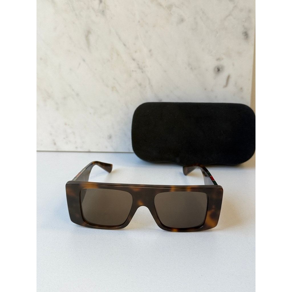 Gucci NEW Gucci GG1888S Brown Unisex Sunglasses Size ONE SIZE - 3 Thumbnail