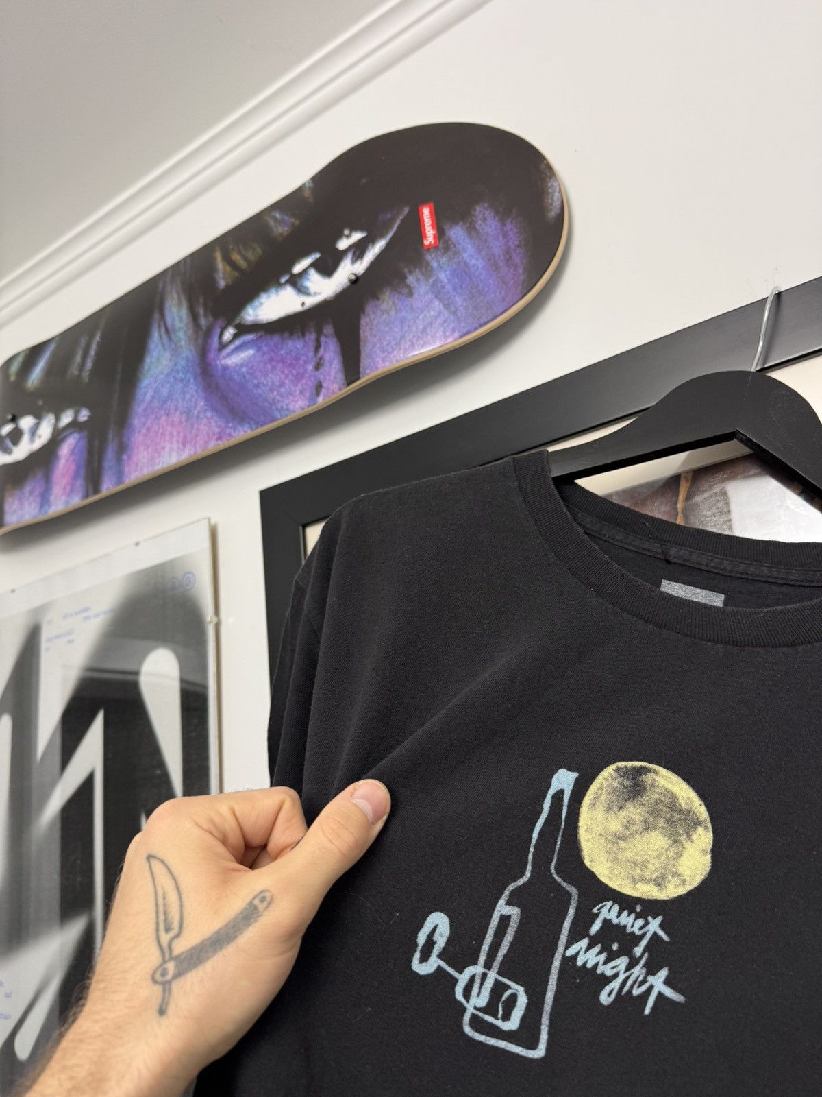Chocolate Chocolate Quiet Night Skate Print Tee Vintage Y2k Streetwear Size US L / EU 52-54 / 3 - 2 Thumbnail