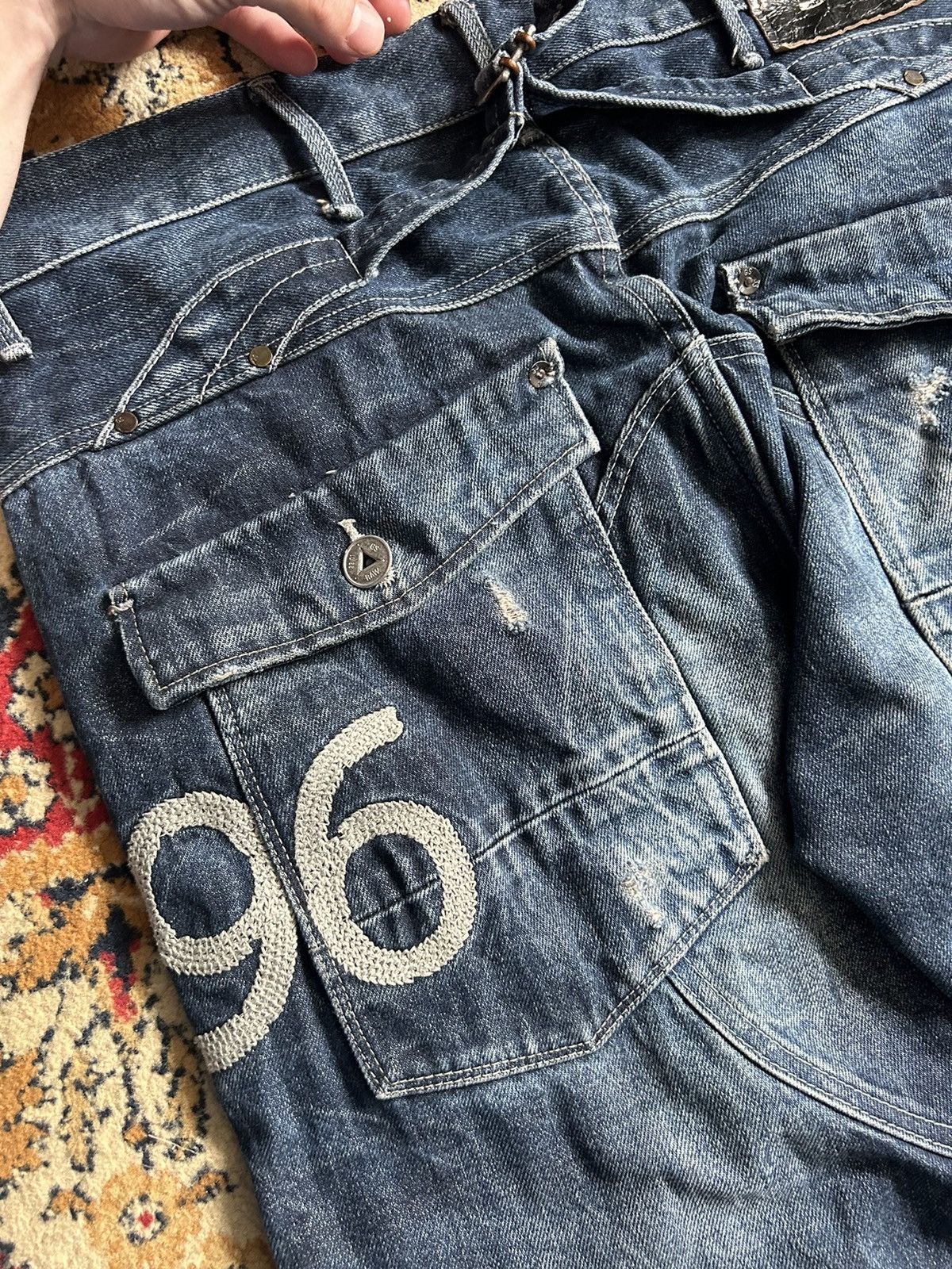 Other Vintage G-star denim pants big logo rare y2k streetwear Size US 34 / EU 50 - 6 Thumbnail
