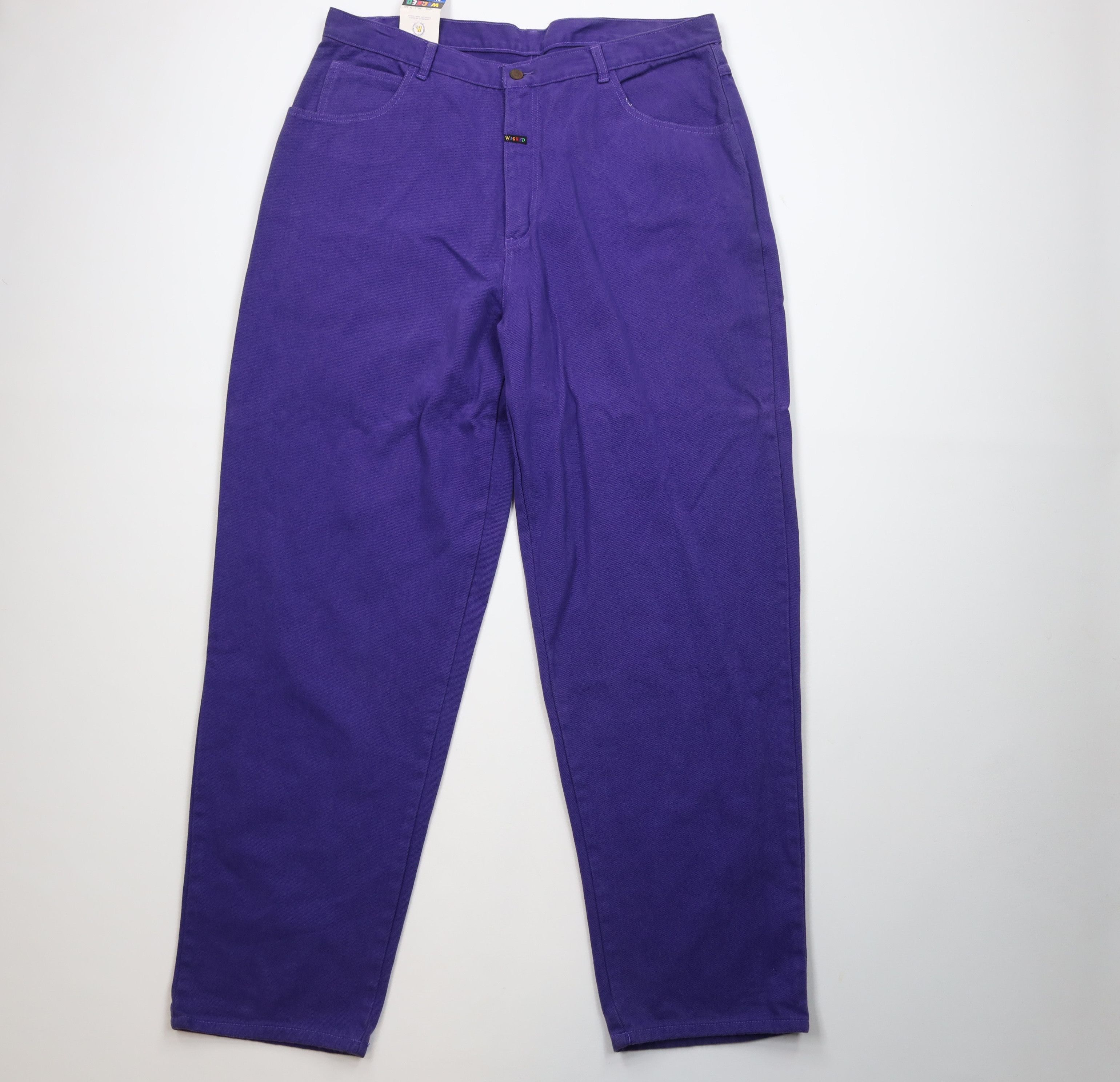 Vintage Deadstock Vintage 90s Streetwear Fit Skateboard Jeans Purple Size US 42 / EU 58 - 1 Thumbnail