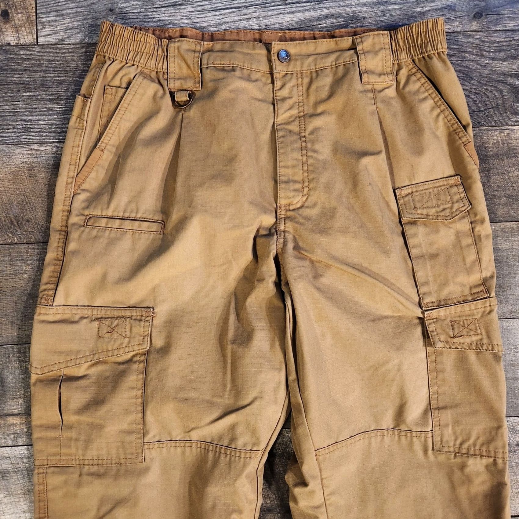 Propper PROPPER Pants MEN'S 38x32 TAN RIP STOP TACTICAL Cargo Pocket Workwear Casual 6.2 oz 60% cotton 40% polyester Ankle Cinch Regular Beiges? Size US 38 / EU 54 - 3 Thumbnail