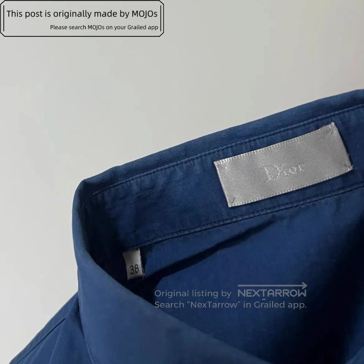 Dior Sz38 Dior Patches Joint S/S shirt. Size US M / EU 48-50 / 2 - 5 Thumbnail