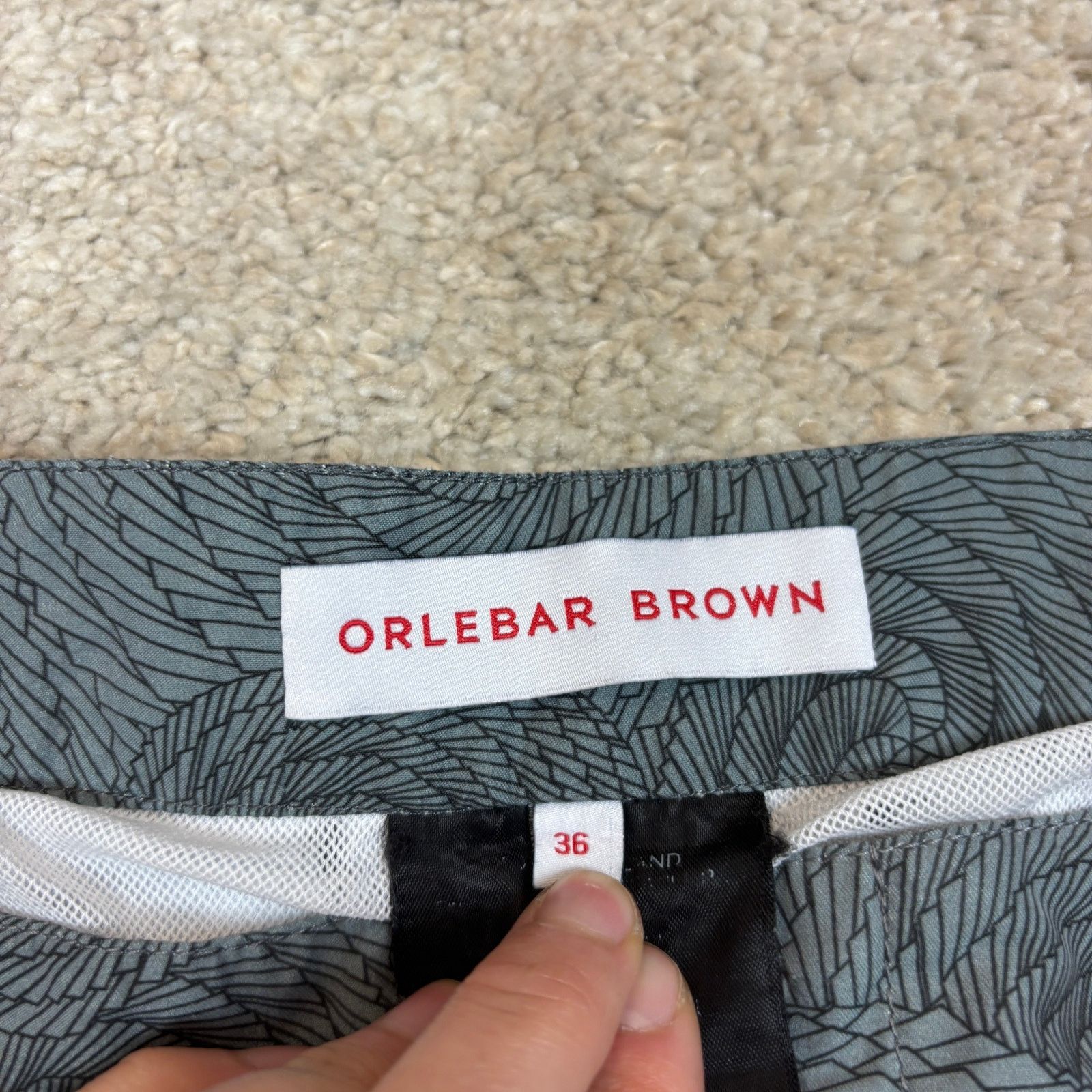 Orlebar Brown Orlebar Brown Swim Shorts Blue Swirl Trunks Bulldog Men's 36 Size US 36 / EU 52 - 3 Thumbnail