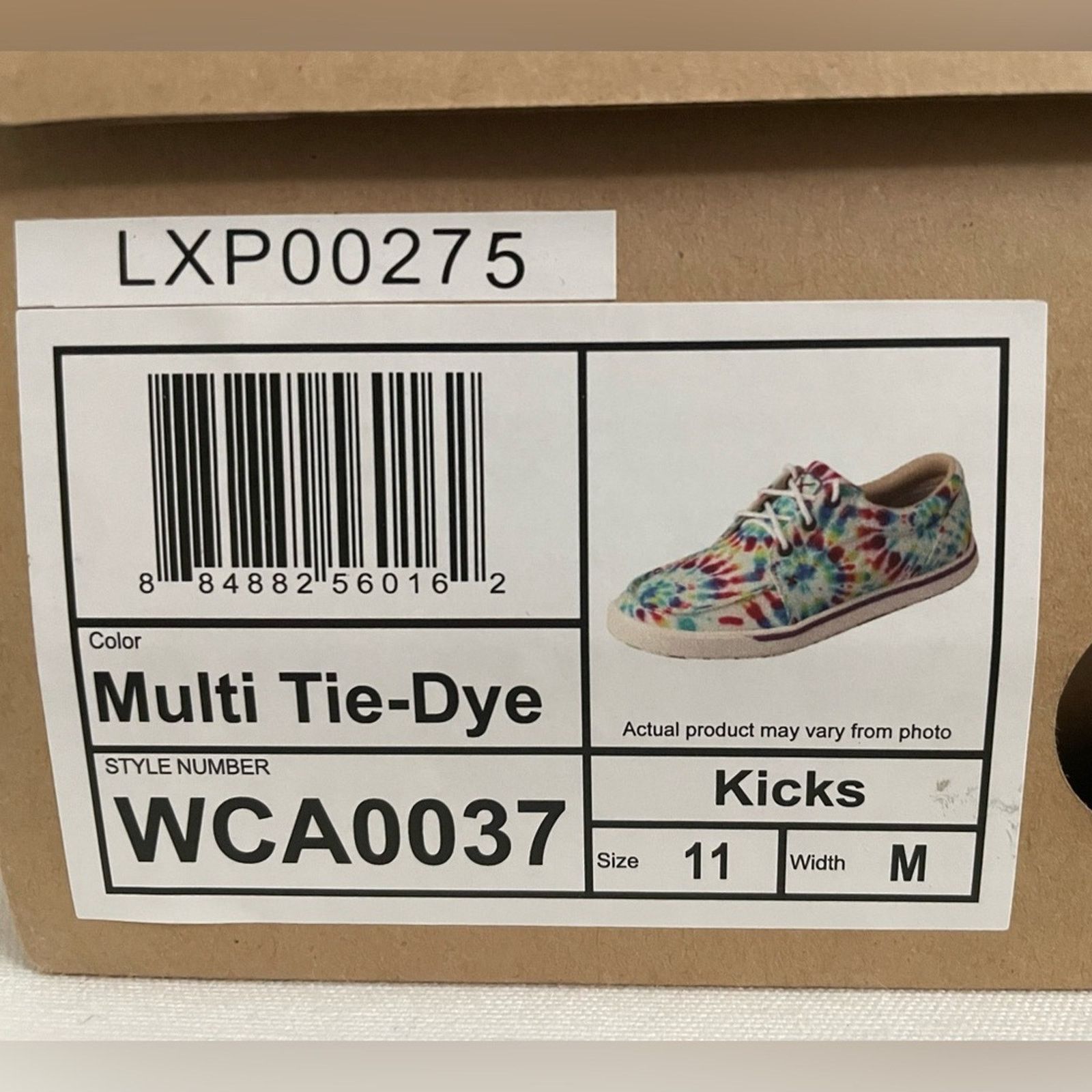 Twisted X Twisted X Women's Multi Tie-Dye Shoes Moc Toe Size 11 Size US 11 / IT 41 - 14 Thumbnail