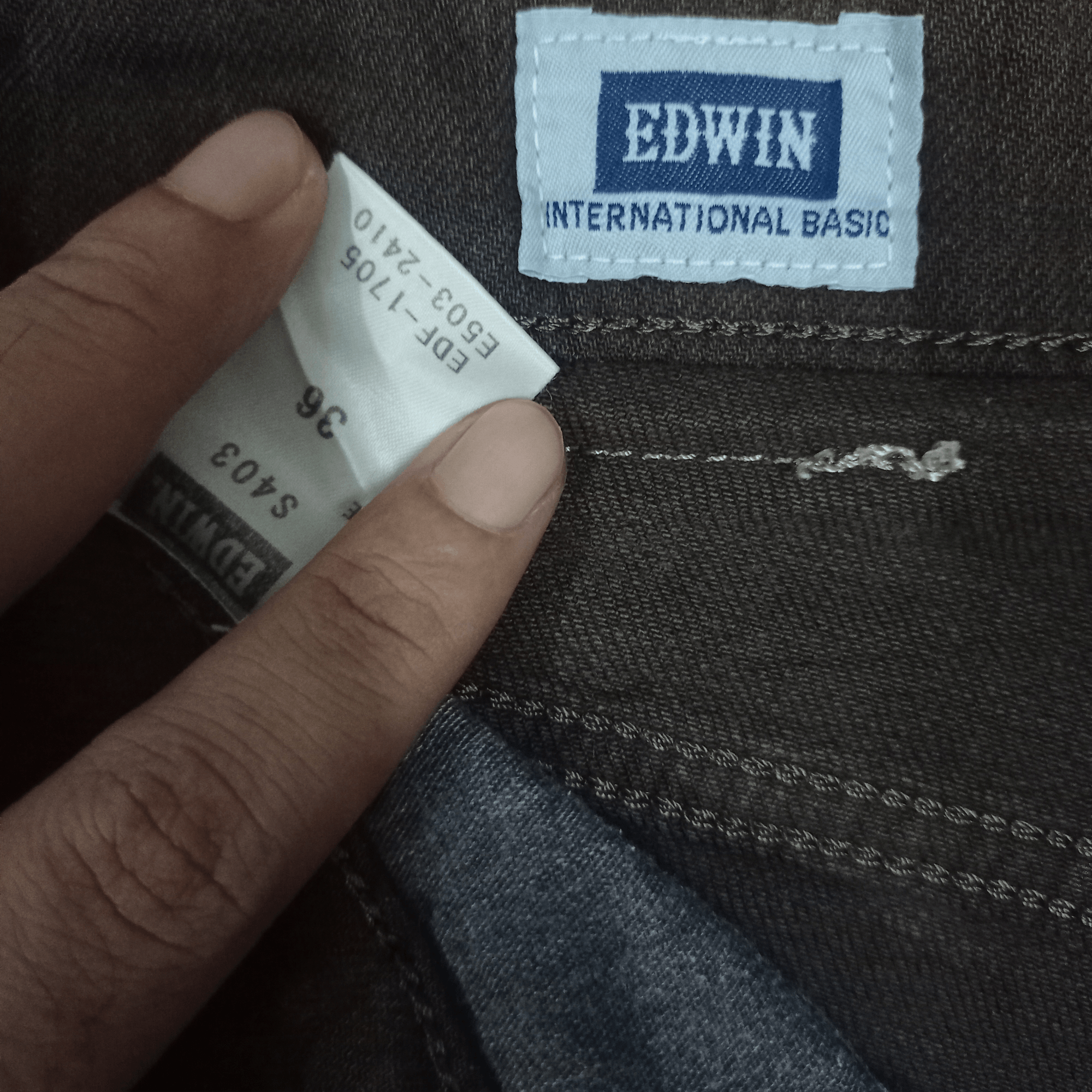 Edwin Vintage Japanese Edwin Distressed Baggy Jeans 38x30 Size US 38 / EU 54 - 8 Thumbnail