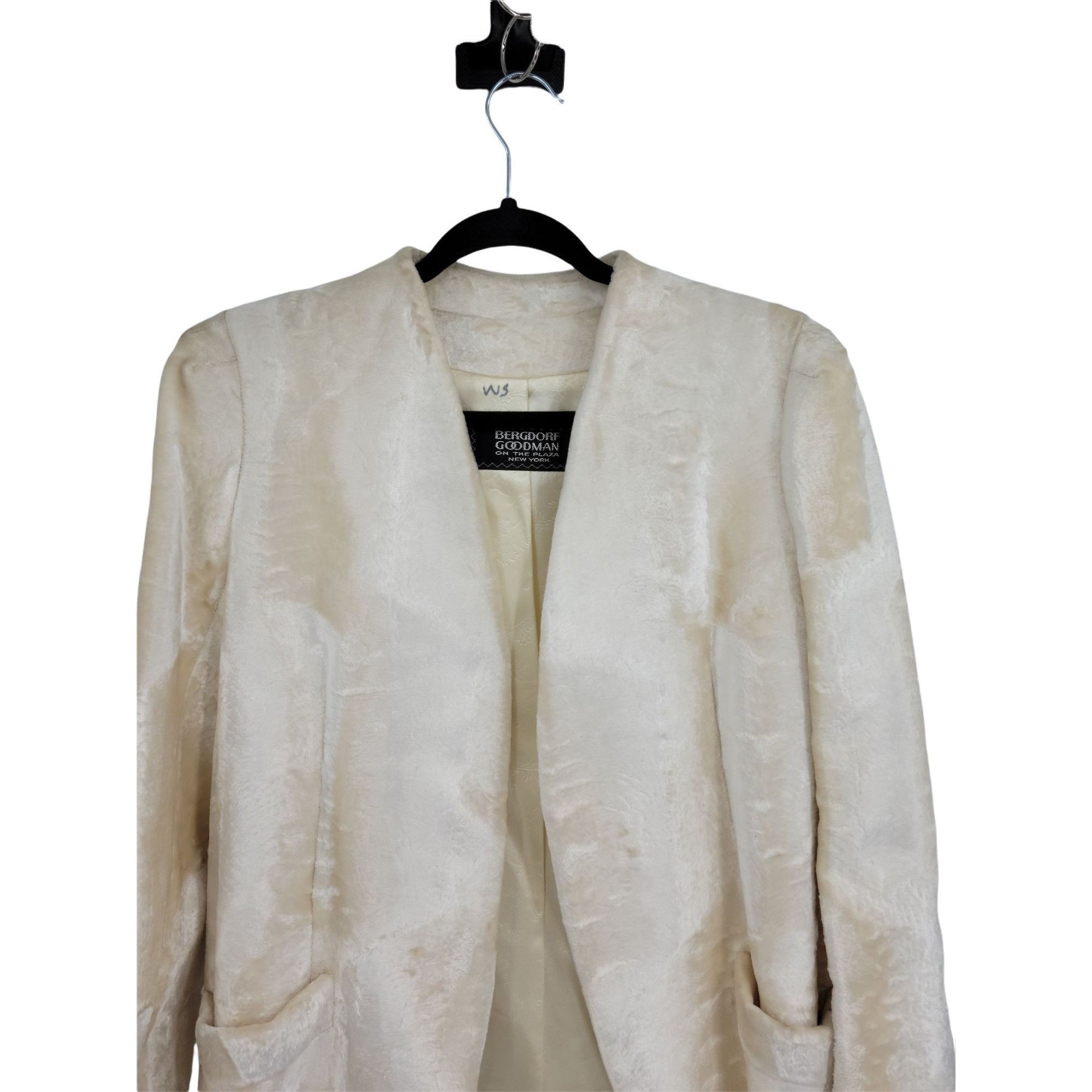 Bergdorf Goodman Vtg 50's Bergdorf Goodman On The Plaza Faux Fur Blazer Sz S Size S / US 4 / IT 40 - 4 Thumbnail