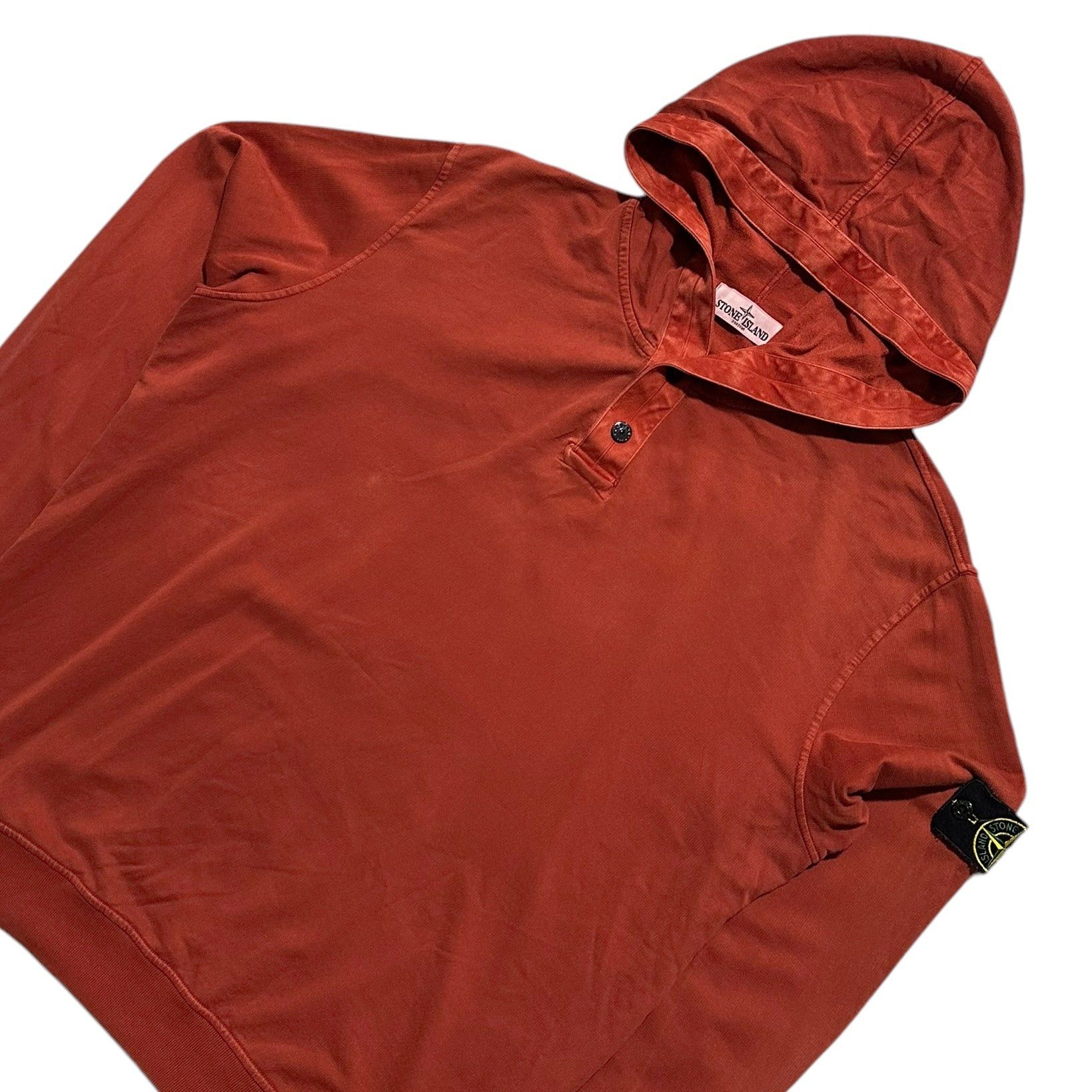 Stone Island Stone Island Pullover 1/4 Cotton Hoodie Size US XXL / EU 58 / 5 - 2 Thumbnail