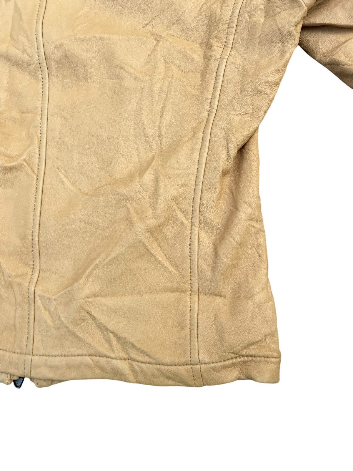 Nicole Club Monsieur Nicole Fade Patina Sheepskin Leather Racer Jacket Size US S / EU 44-46 / 1 - 22 Thumbnail