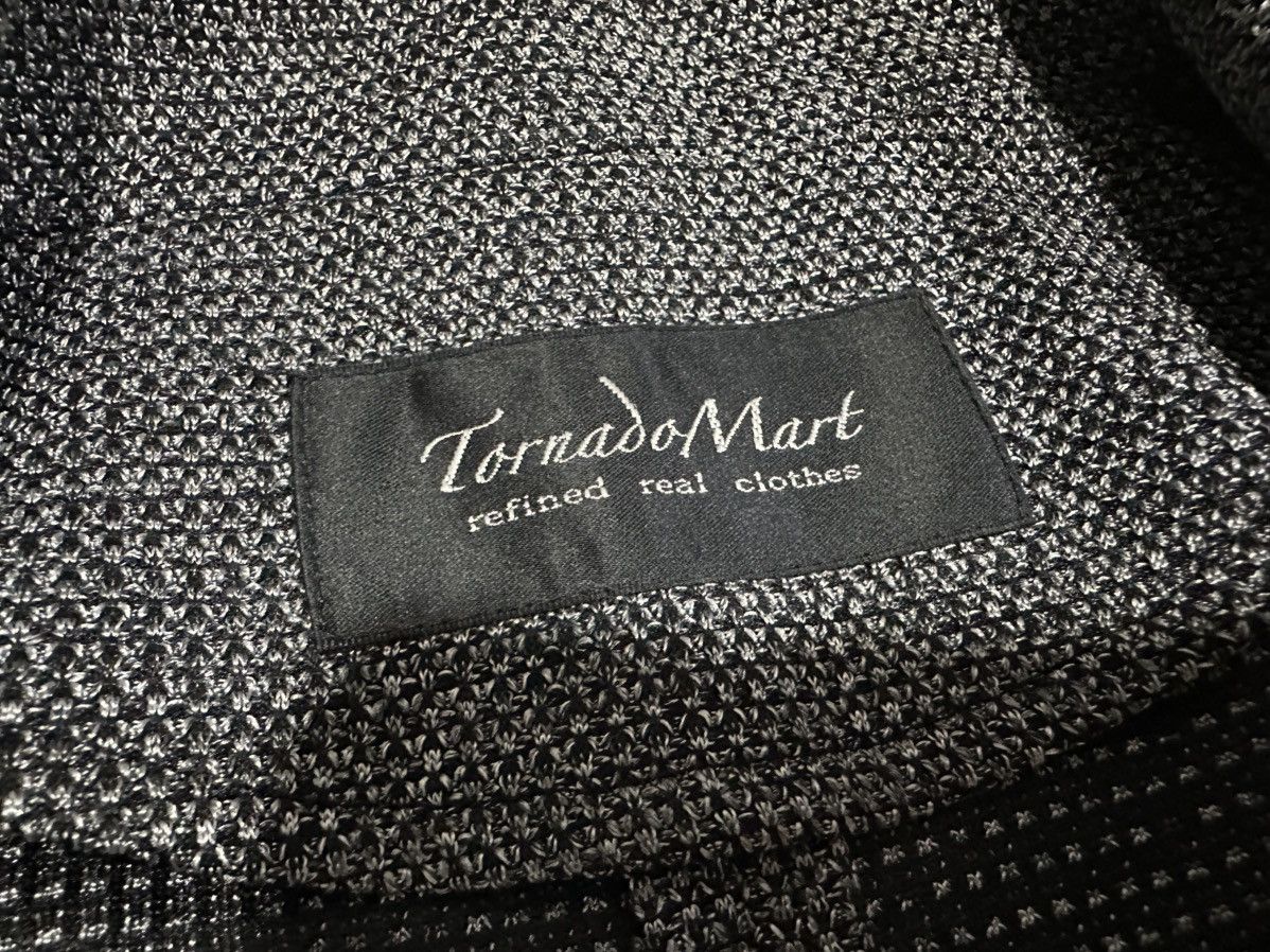 Hysteric Glamour × Japanese Brand × Tornado Mart 🔥Y2K Archived Tornado Mart Mesh Knit Long Cardigan Size US L / EU 52-54 / 3 - 7 Thumbnail