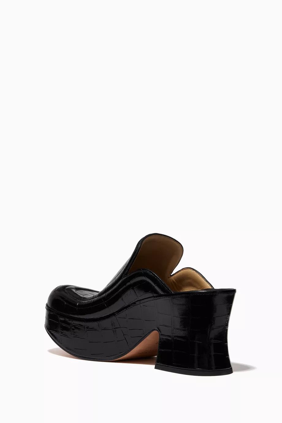 Bottega Veneta o1y0725 Mules in Black Size US 9.5 / IT 39.5 - 3 Thumbnail