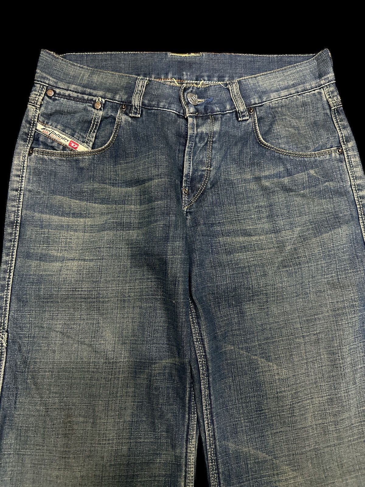 Japanese Brand Diesel Bootcut 💥 BootCut Bluewash Buckleback 💥❗️ Size US 28 / EU 44 - 6 Thumbnail