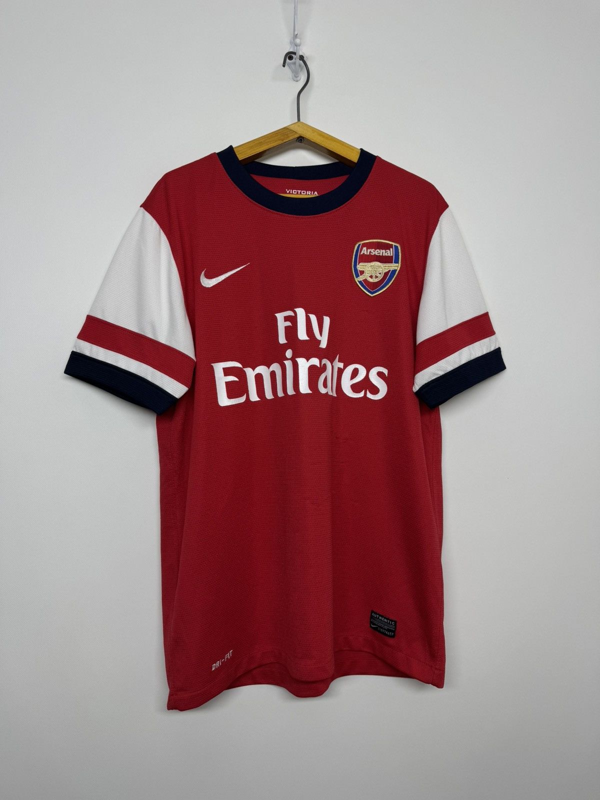 Nike Vintage RARE NIKE FC ARSENAL LONDON ENGLAND SOCCER JERSEY Size US M / EU 48-50 / 2 - 2 Thumbnail