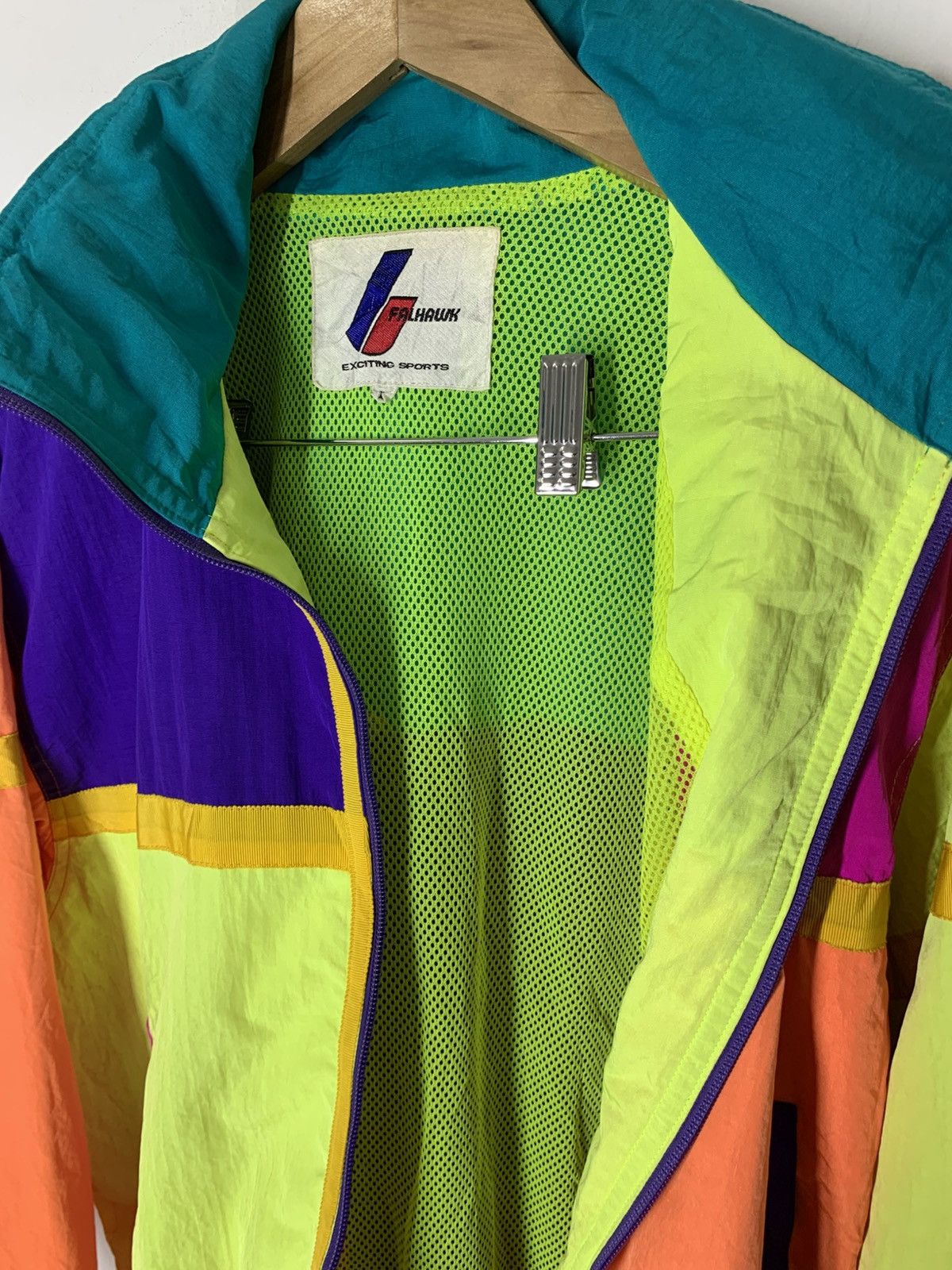 Jams World Vintage 80’s Falhawk Striking Colour Retro Jacket Size US M / EU 48-50 / 2 - 9 Thumbnail