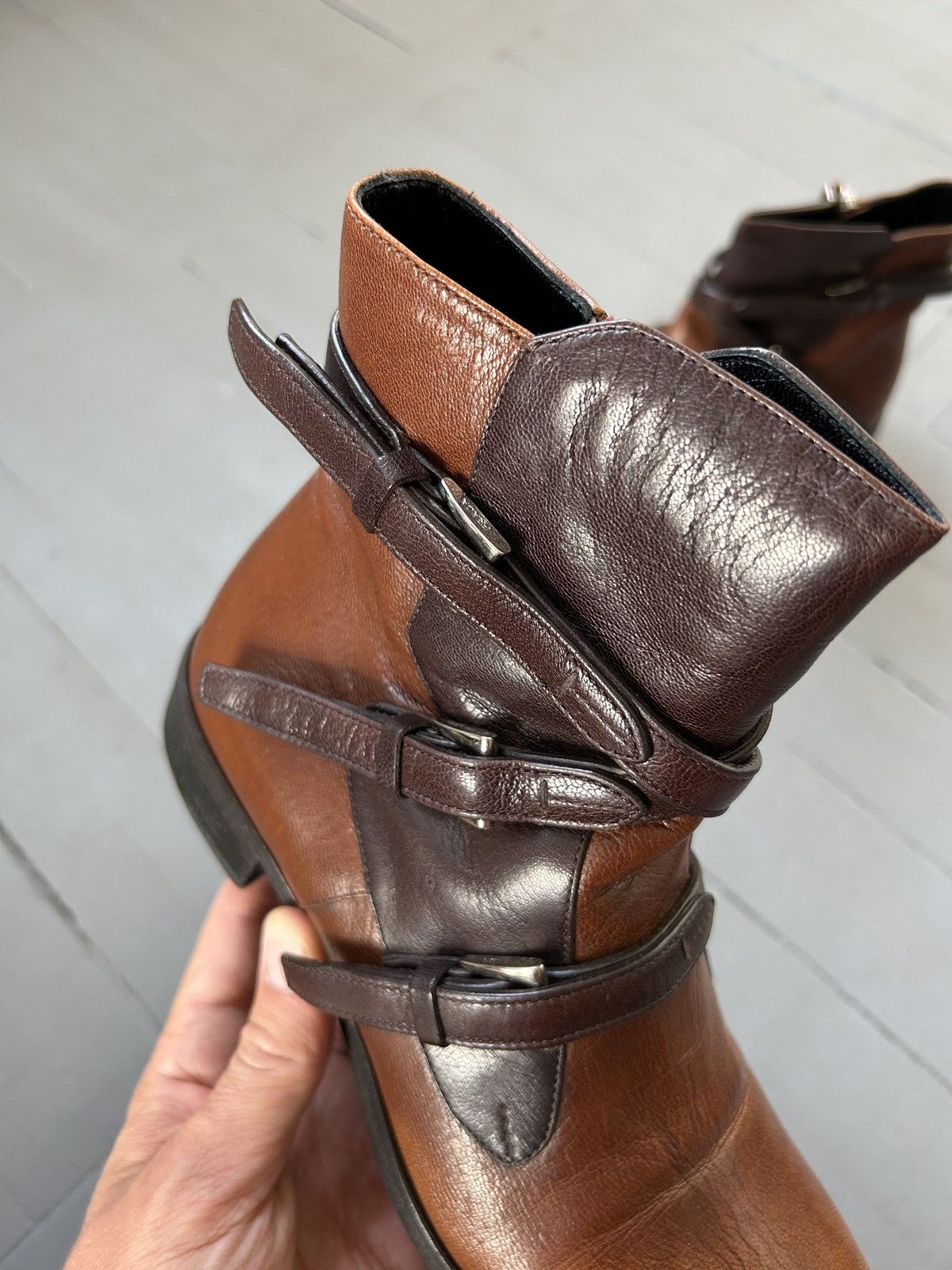 Prada Prada leather boots Size US 7.5 / IT 37.5 - 6 Thumbnail