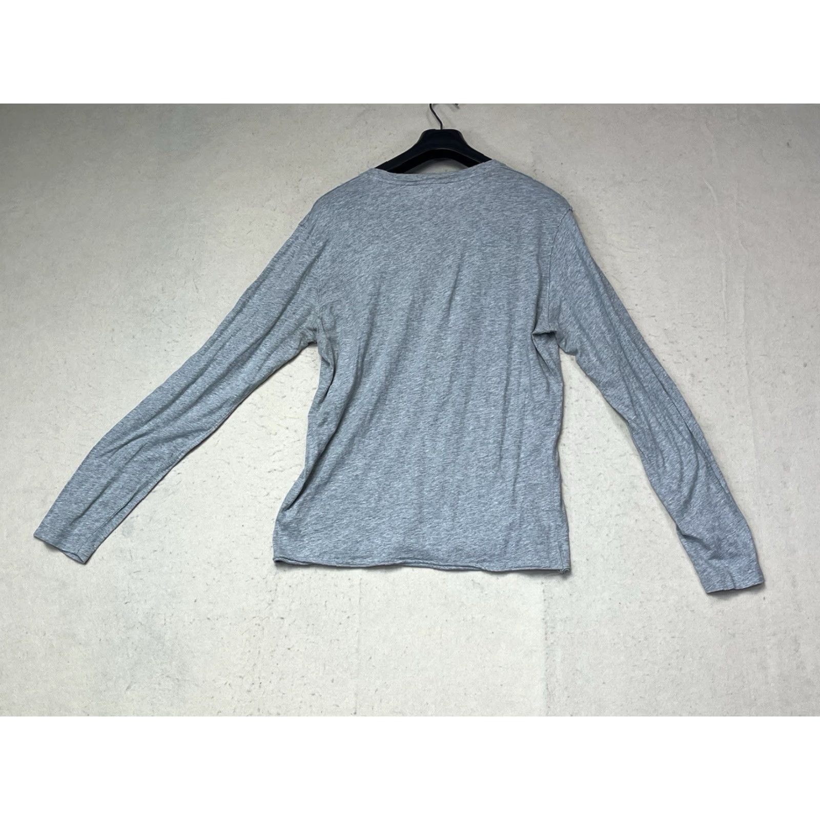 Diesel Diesel Shirt Mens Large Gray Front Pocket Long Sleeve Cotton Henley Regular Crewneck Outdoor Size US L / EU 52-54 / 3 - 2 Thumbnail