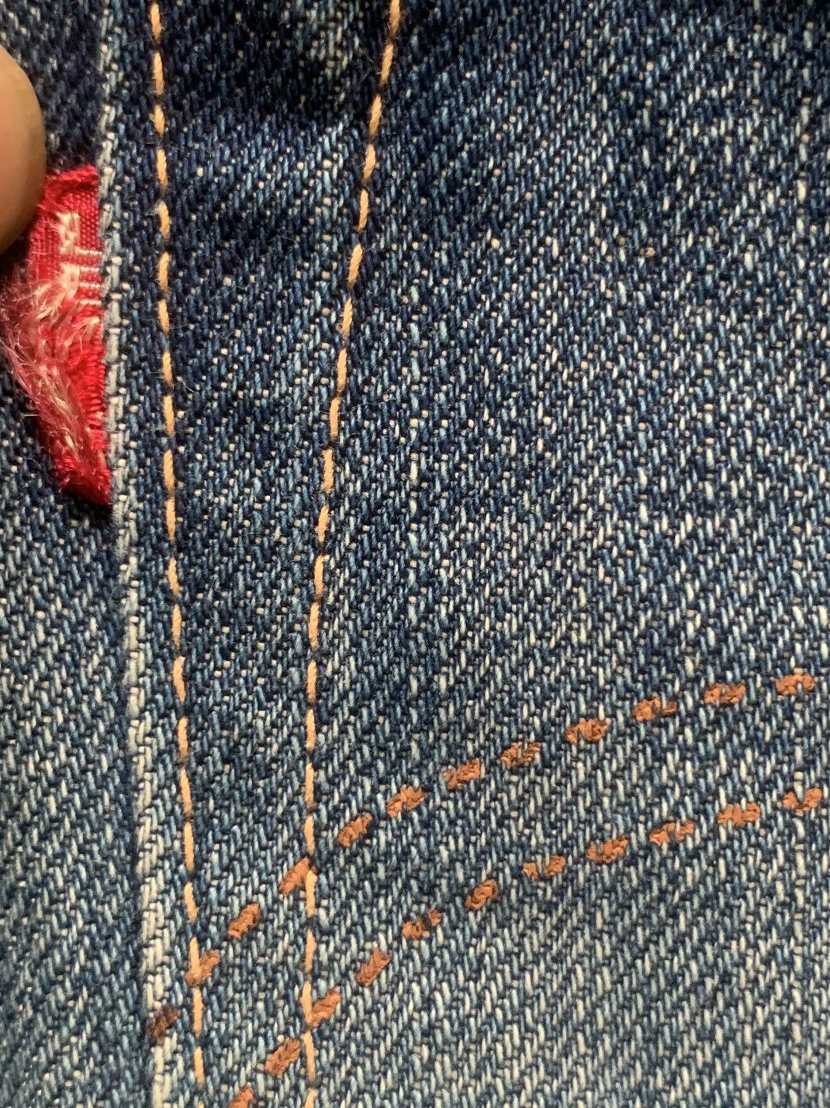 Levi's Distressed Levis Lot44501 WW2 Repro Selvedge Made In Japan Size US 30 / EU 46 - 19 Thumbnail