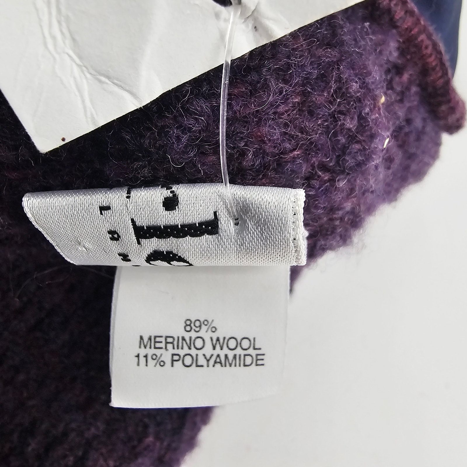 Harley of Scotland Harley of Scotland Purple Merino Wool Blend Beanie Hat Ski Size ONE SIZE - 8 Thumbnail