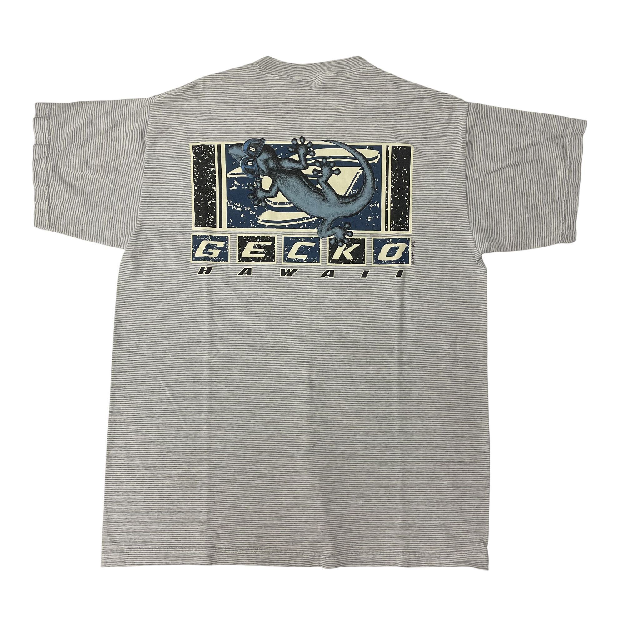 Other Vtg GECKO Hawaii LIZARD Logo SKATER SURFER T Shirt Size US L / EU 52-54 / 3 - 10 Thumbnail