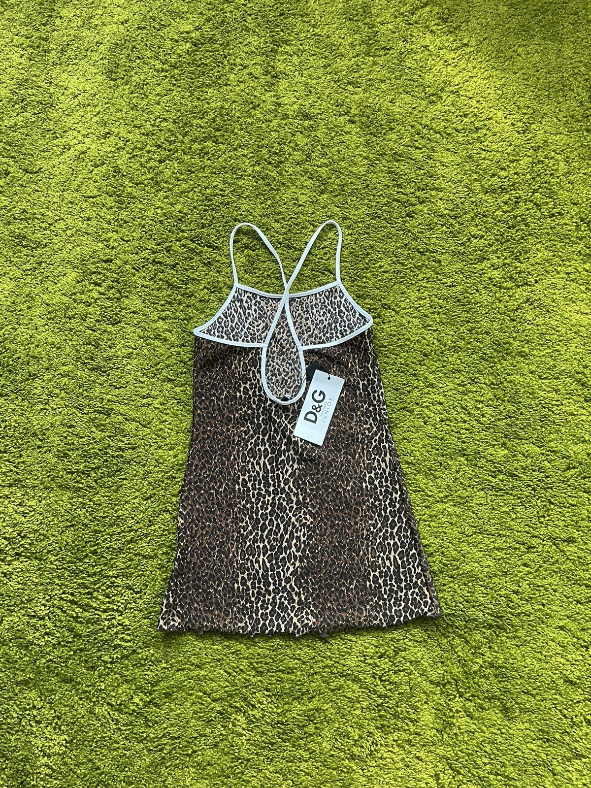 Designer × Dolce & Gabbana × Vintage Dolce & Gabbana junior D&G iconic leopard tank top Y2K Size XS / US 0-2 / IT 36-38 - 3 Thumbnail