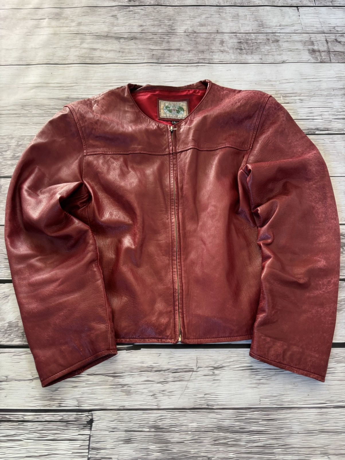 Hysteric Glamour Cropped Rick Owens Type Yohji Yamamoto Style Leather Jacket Size US S / EU 44-46 / 1 - 3 Thumbnail