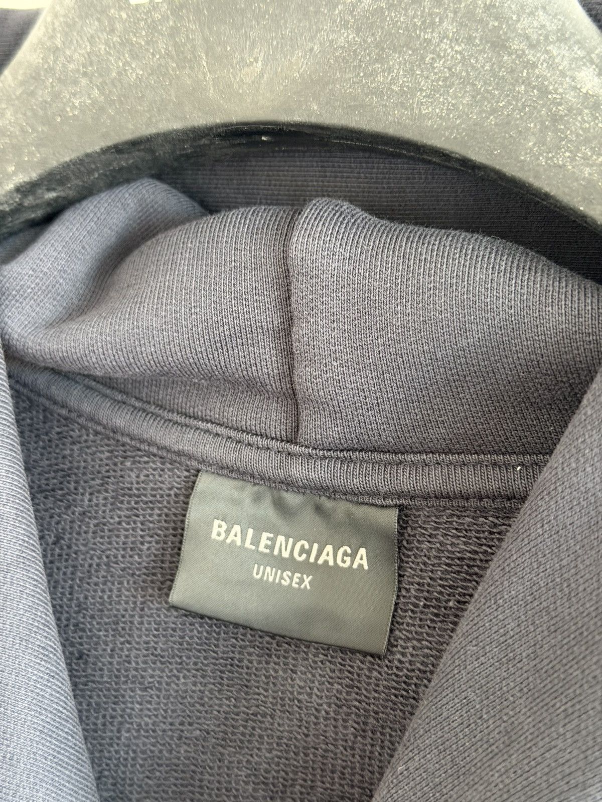 Balenciaga BALENCIAGA DEMNA FW23 BERLIN BE KIND SCRIBBLE HOODIE SIZE 4 Size US XL / EU 56 / 4 - 7 Thumbnail