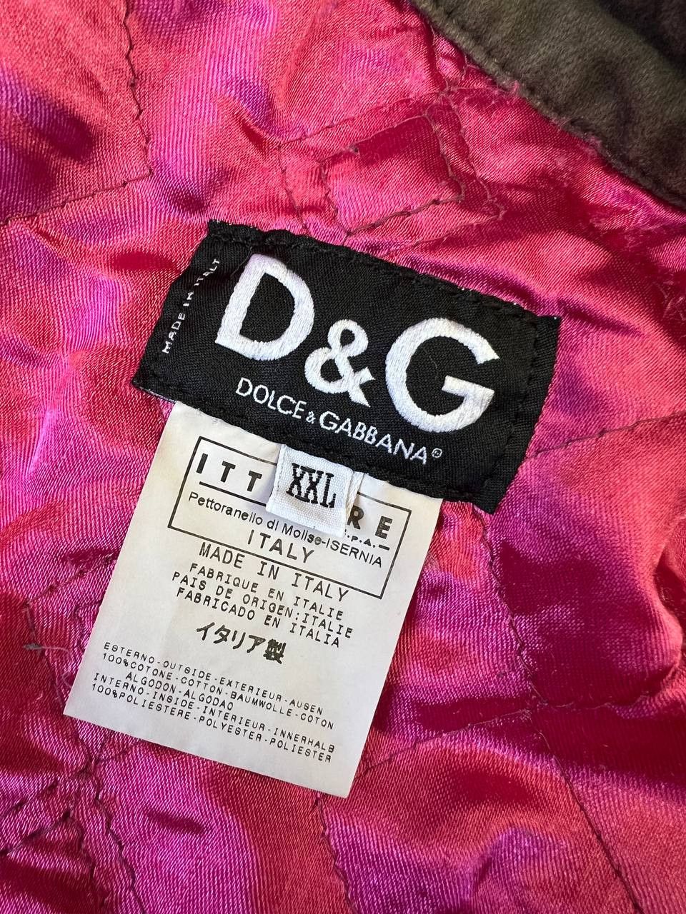 Dolce & Gabbana AW2003 Dolce & Gabbana Archive Tags Denim Jacket Size US L / EU 52-54 / 3 - 8 Thumbnail