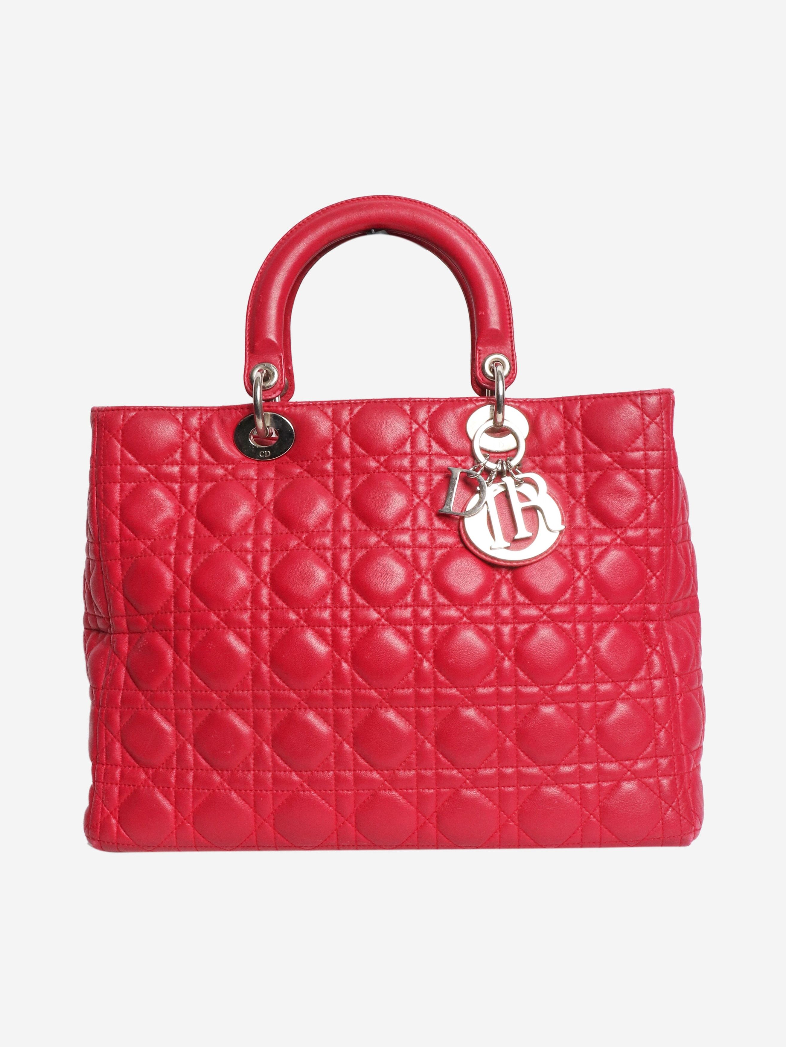 Dior Pink 2011 large Lady 2way bag Size ONE SIZE - 1 Thumbnail