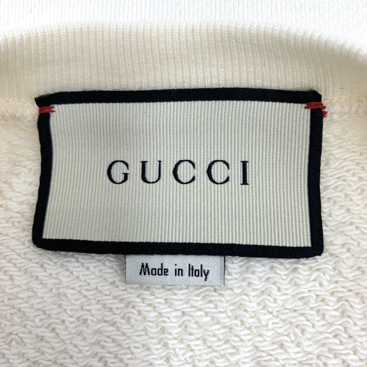 Gucci Gucci Beige Pig Embroidery Letter Glossy Sweatshirt K26WX Size XS / US 0-2 / IT 36-38 - 5 Thumbnail