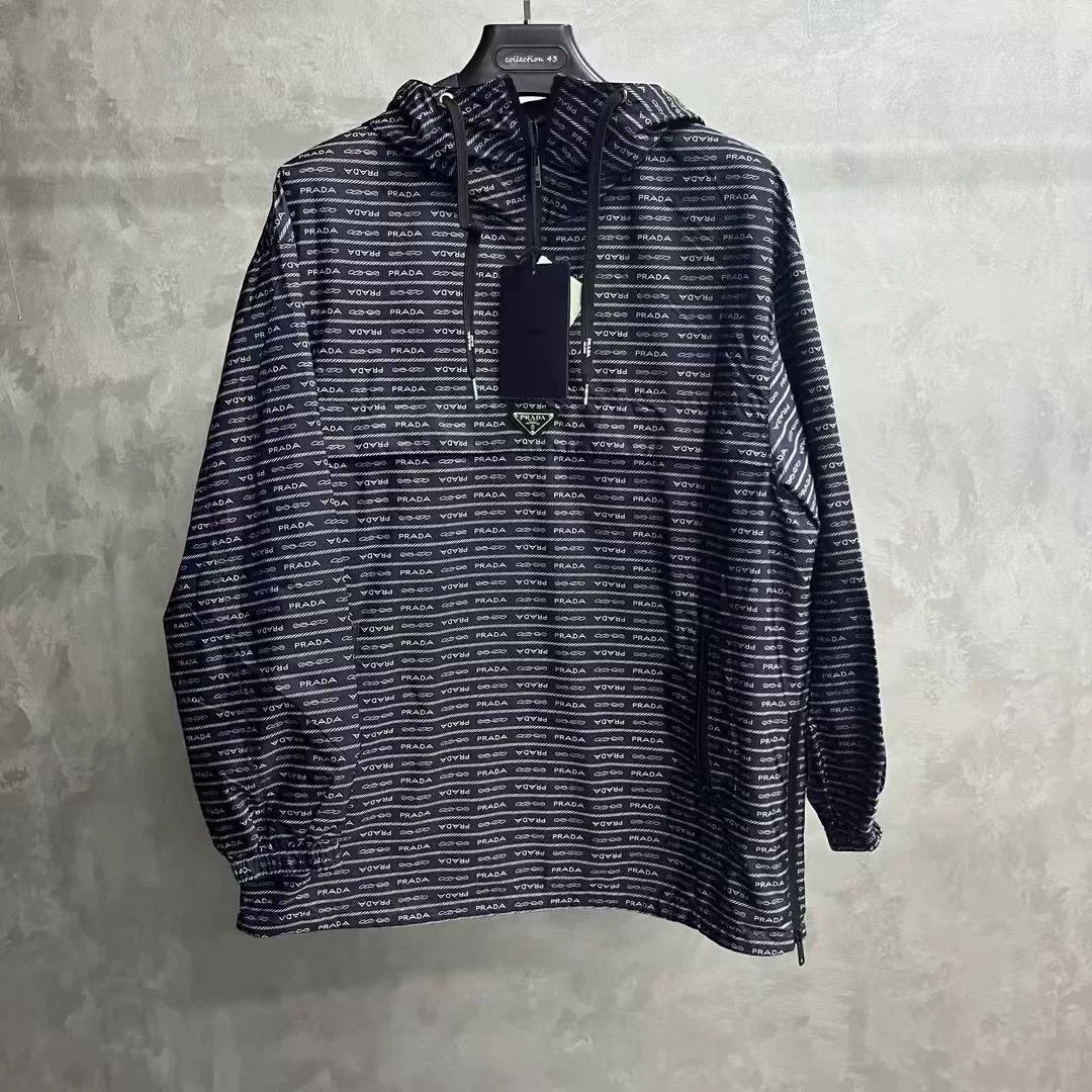 Prada Prada Printed Black Light Jacket xs Men Size US XS / EU 42 / 0 - 1 Thumbnail