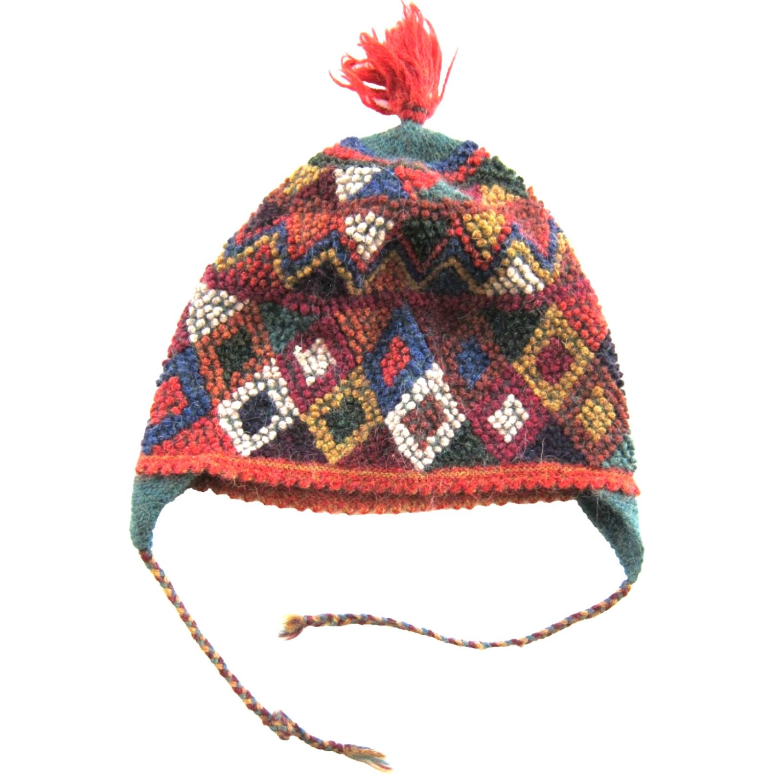 Pinko NWT The Center For Traditional Textiles Of Cusco Peru Hand Woven Pink Beanie Hat Small Size ONE SIZE - 2 Thumbnail