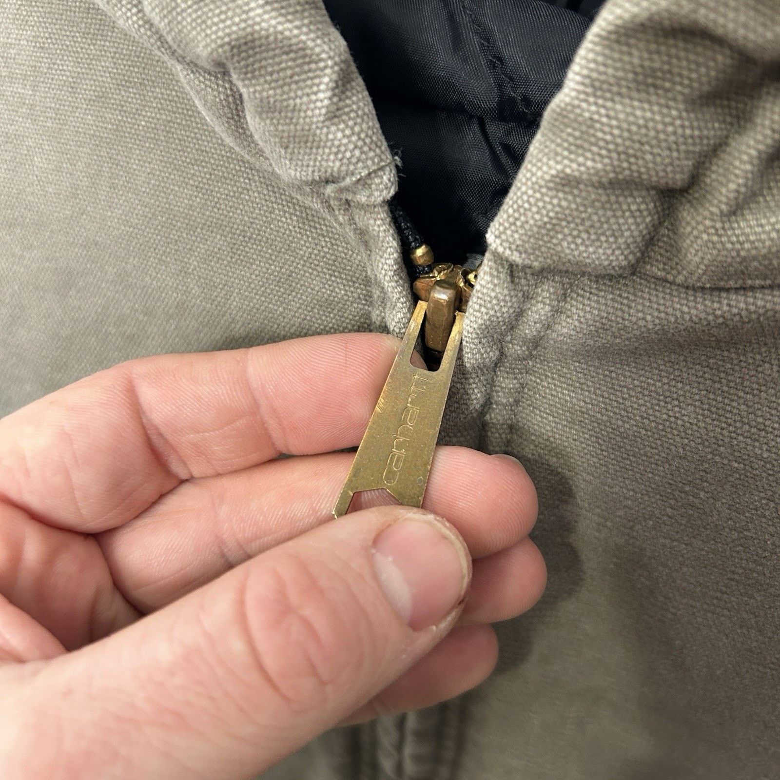 Carhartt Y2K Carhartt Quilted Hooded Active Jacket “Desert” Y06 DES Size S / US 4 / IT 40 - 13 Thumbnail