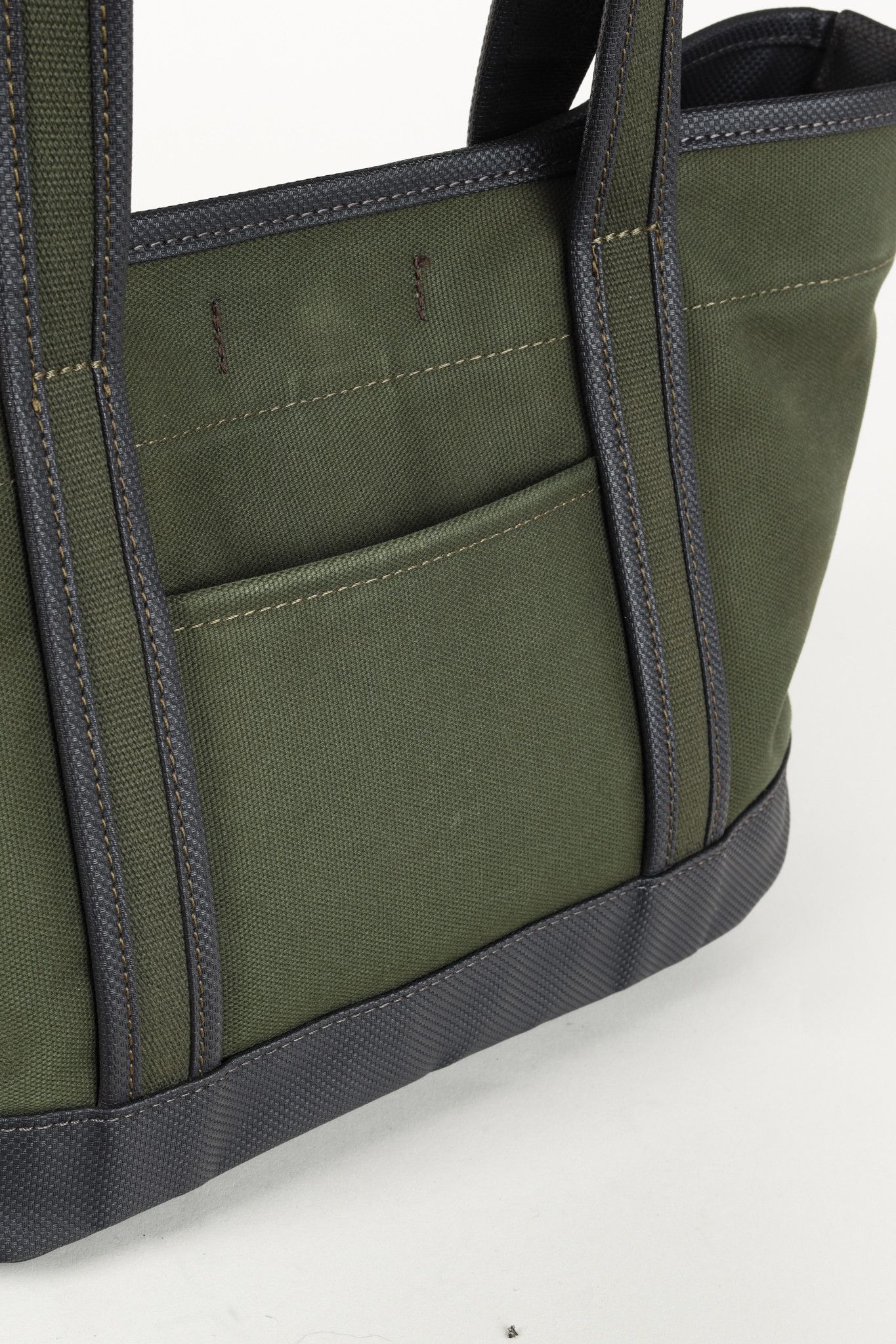 Porter Porter Girl Green Canvas Boyfriend Tote Size ONE SIZE - 7 Thumbnail