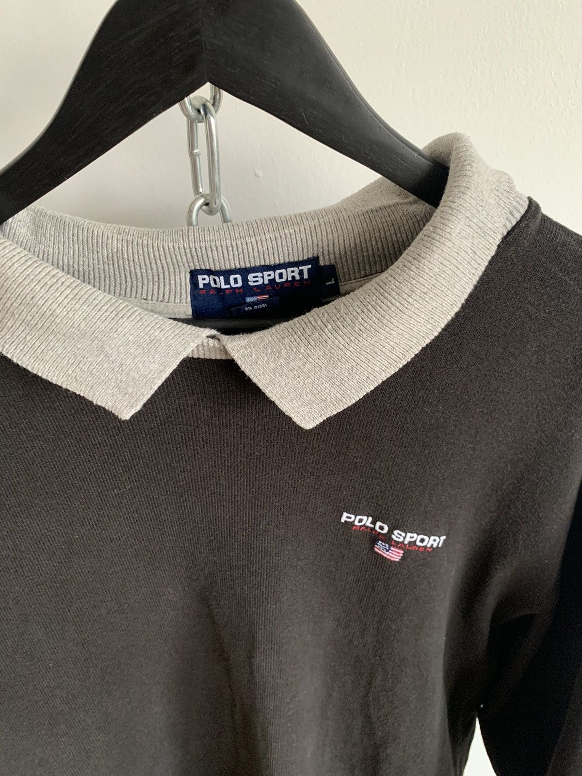 Polo Ralph Lauren × Ralph Lauren × Vintage VINTAGE Ralph Lauren Polo Sport Sweatshirt made in USA Size US L / EU 52-54 / 3 - 3 Thumbnail