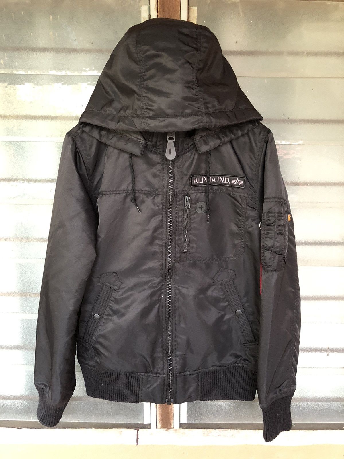 Alpha Industries Alpha Industries Hoodie Bomber Jacket Size US M / EU 48-50 / 2 - 2 Thumbnail