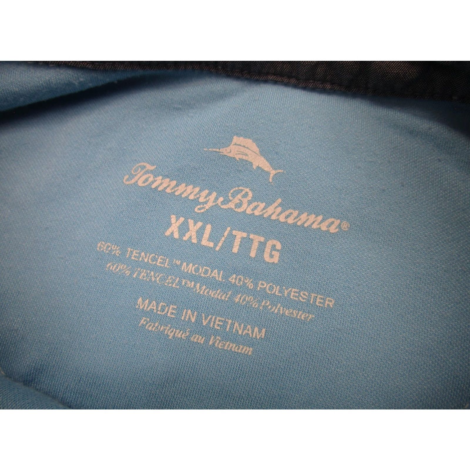 Tommy Bahama Tommy Bahama Polo Shirt Mens 2XL Blue Tencel Modal Marlin Logo Casual Soft Golf Shirt Mens 2XL Blue Polo Size US XXL / EU 58 / 5 - 5 Thumbnail