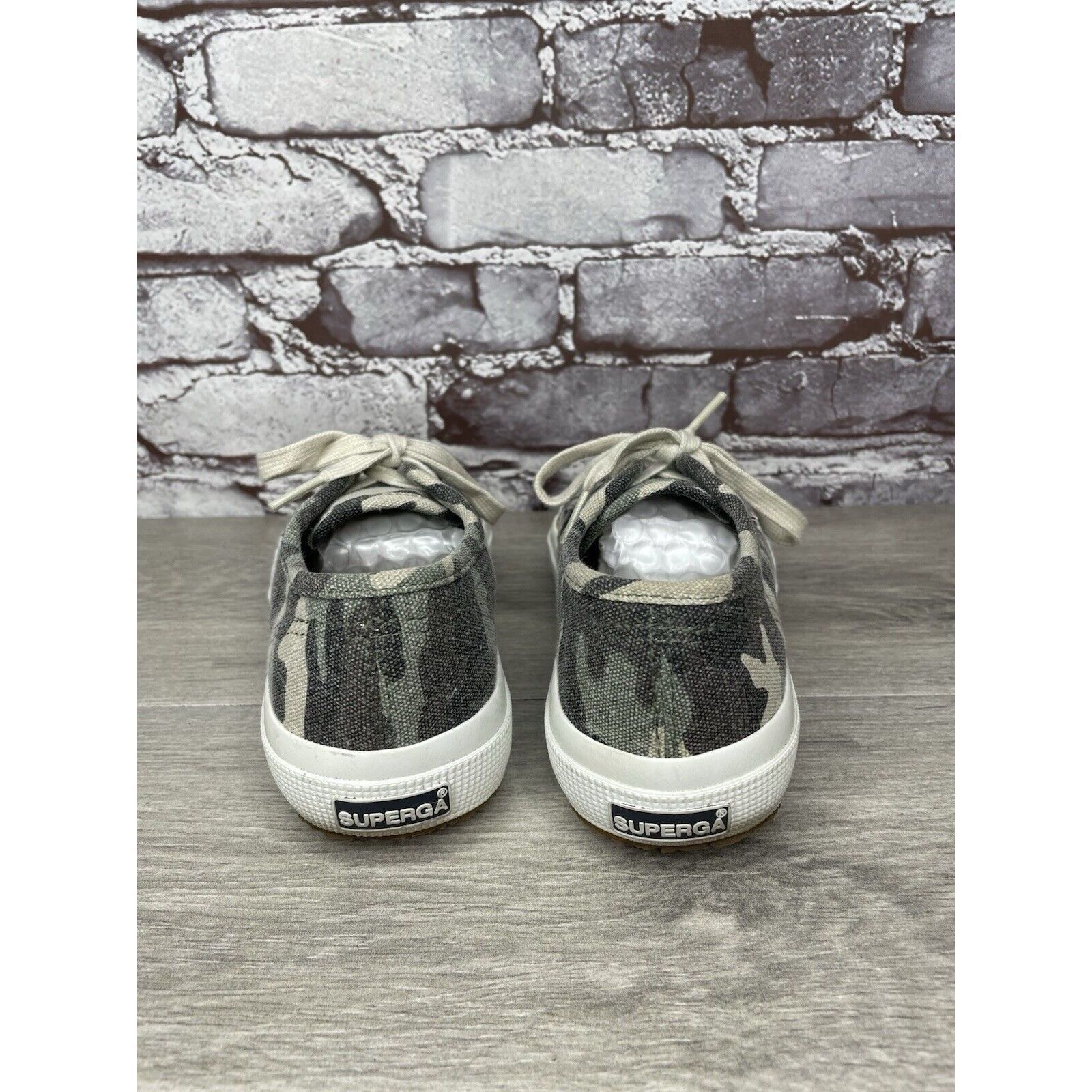 Superga Superga Camo Army Canvas Fabric Lace Up Casual Sneakers Shoe Size US 6 / IT 36 - 4 Thumbnail