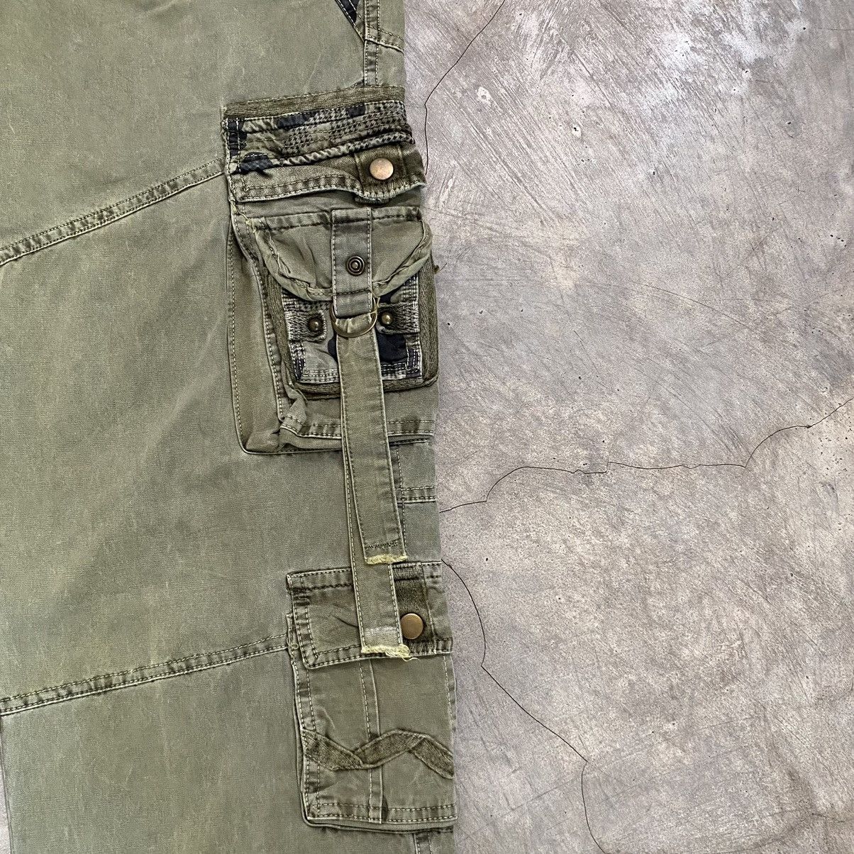 Hysteric Glamour 2000s TBJ Hysteric Style Bondage Cargo Multipocket Pants Size US 36 / EU 52 - 5 Thumbnail