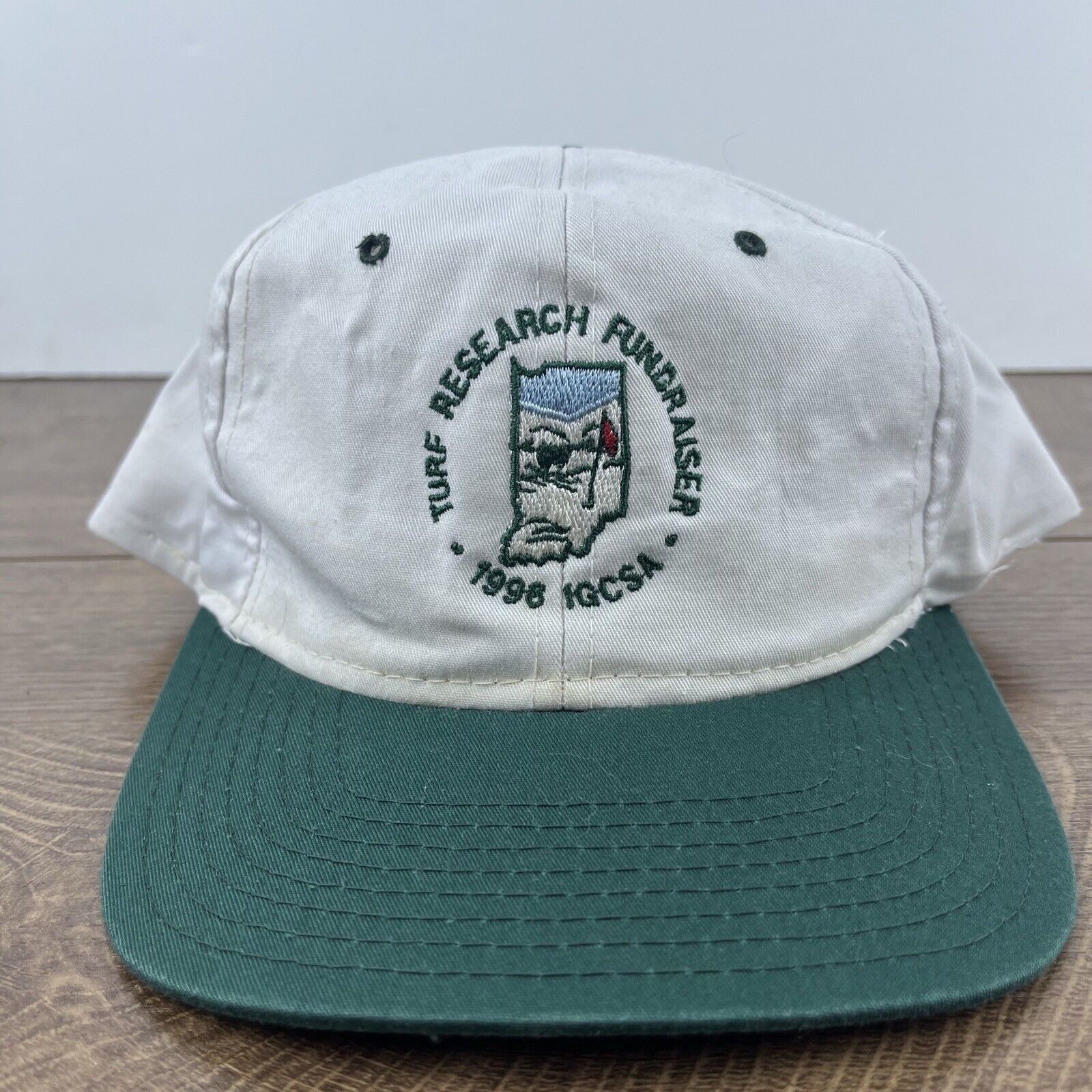 Other Turf Research Fundraiser Hat IGCSA White Adjustable Hat Whit Size ONE SIZE - 3 Thumbnail
