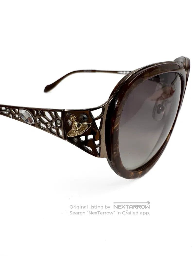 Vivienne Westwood Vivienne Westwood Cut-Out Gem Saturn Logo Antique Copper S Size ONE SIZE - 2 Thumbnail