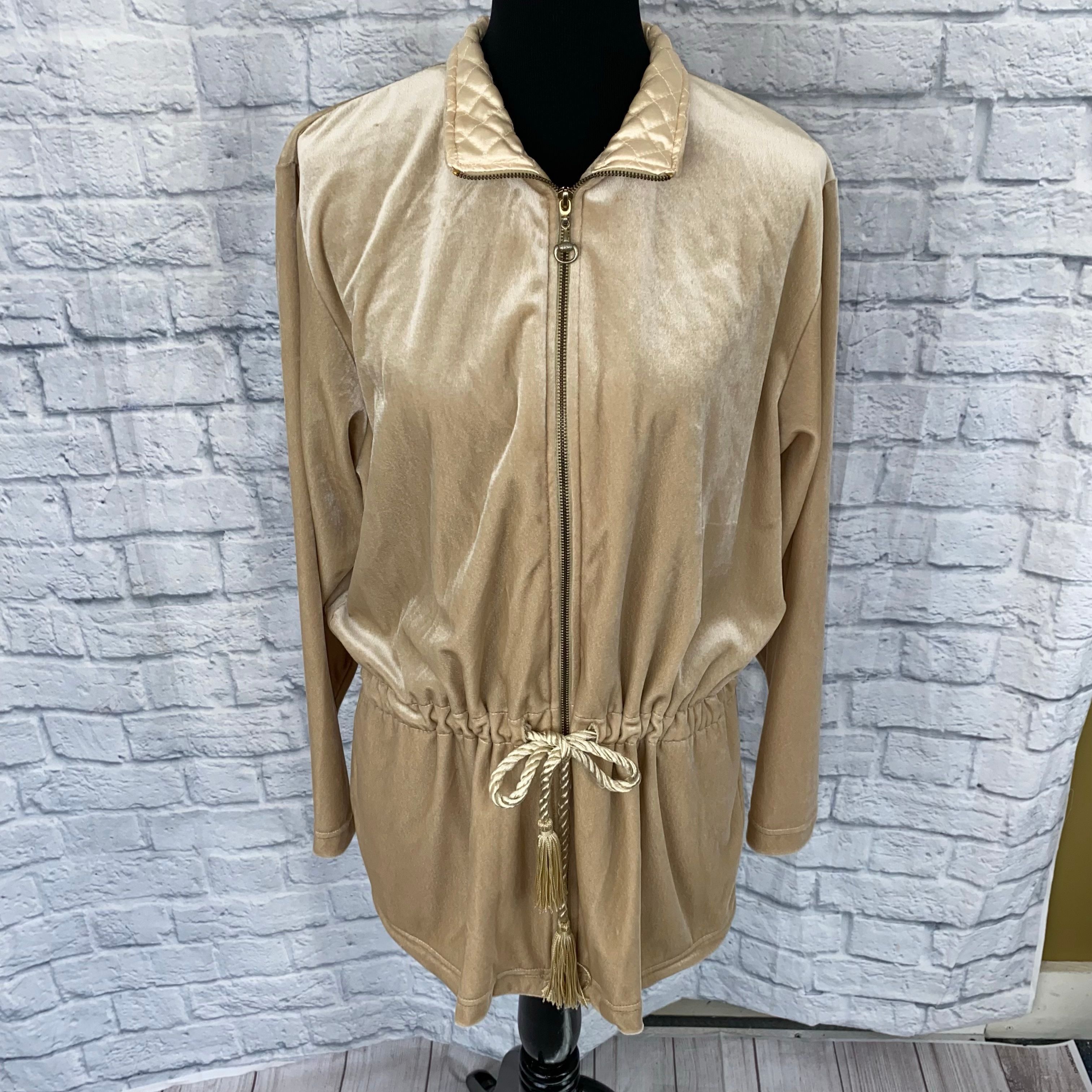 Other Villager sport a Liz Claiborne co velour jacket gold women s Size M / US 6-8 / IT 42-44 - 1 Thumbnail