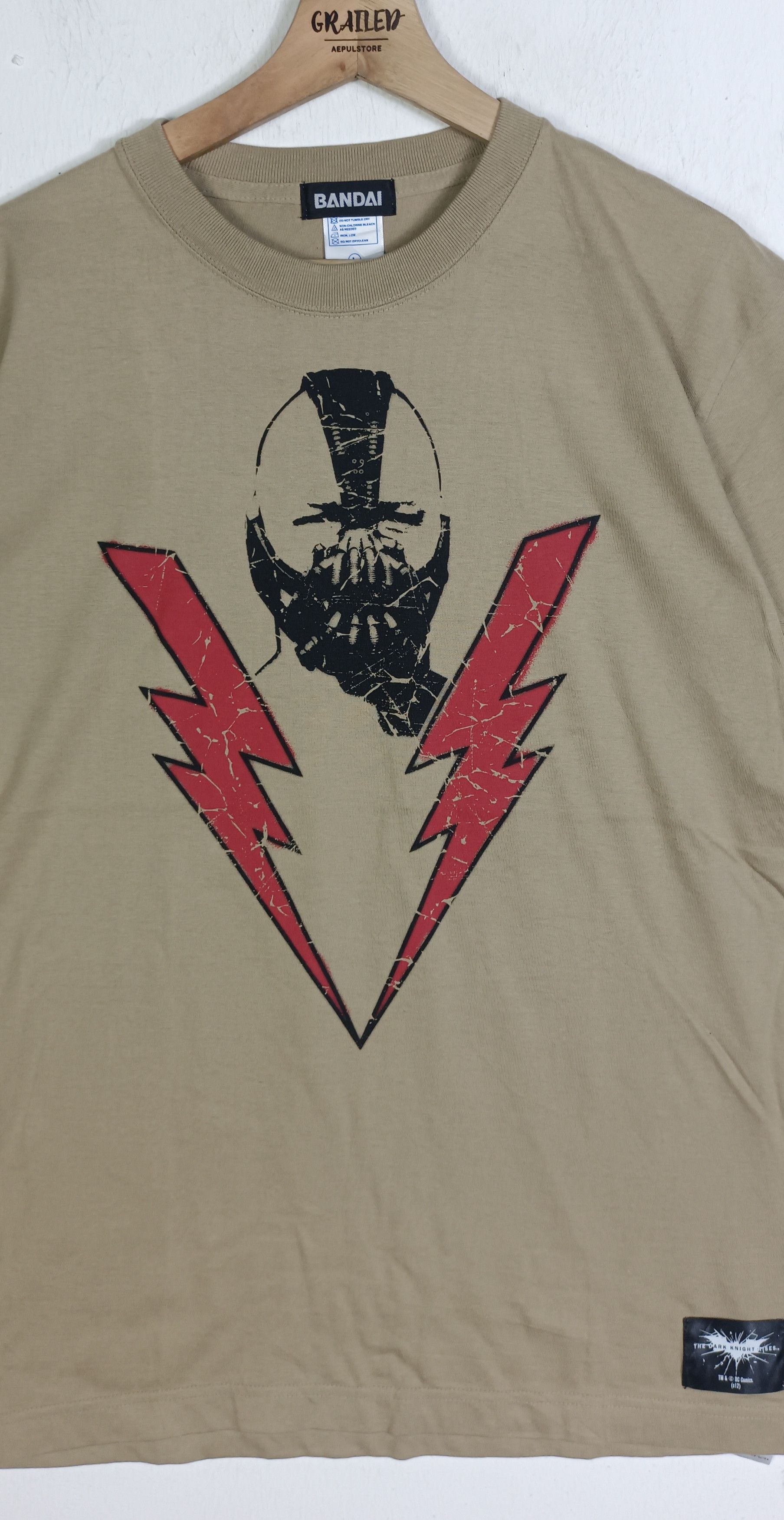 Anime × DC Comics × Japanese Brand Vintage Bandai "The Dark Night" Dc Comics Size US L / EU 52-54 / 3 - 3 Thumbnail