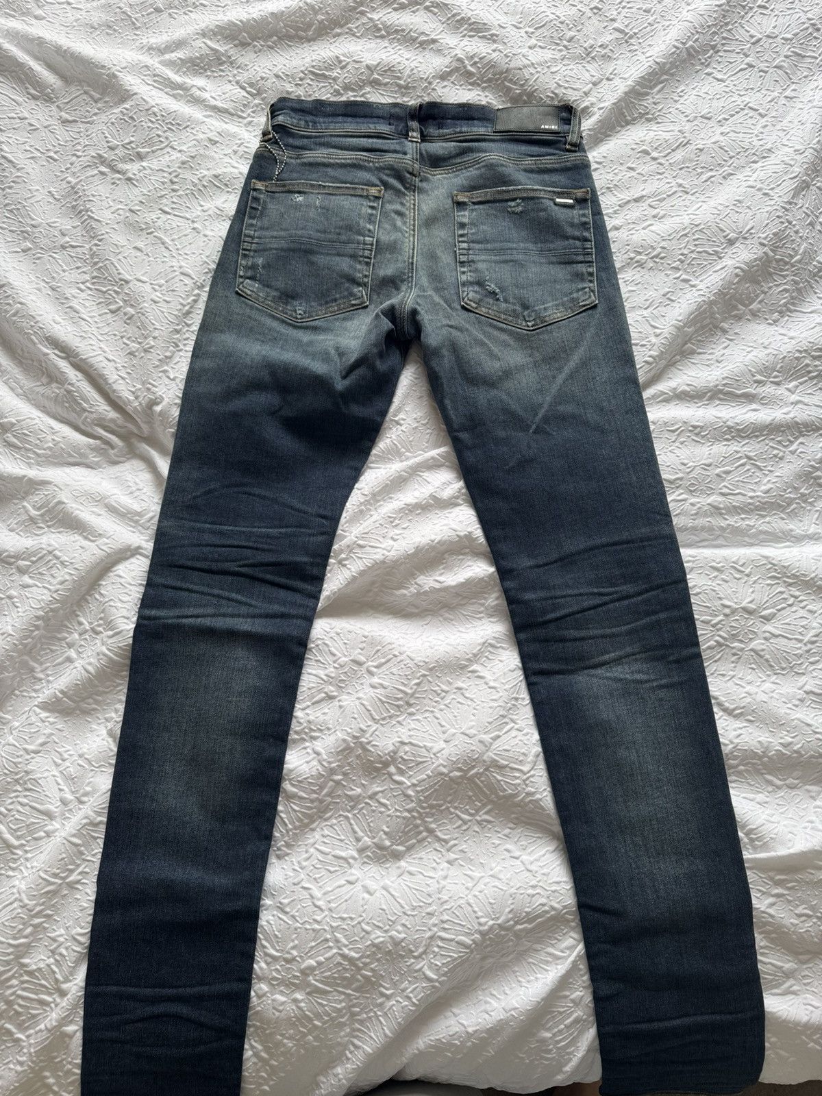Amiri Amiri Deep Classic Indigo Stack Jeans Size US 30 / EU 46 - 12 Thumbnail