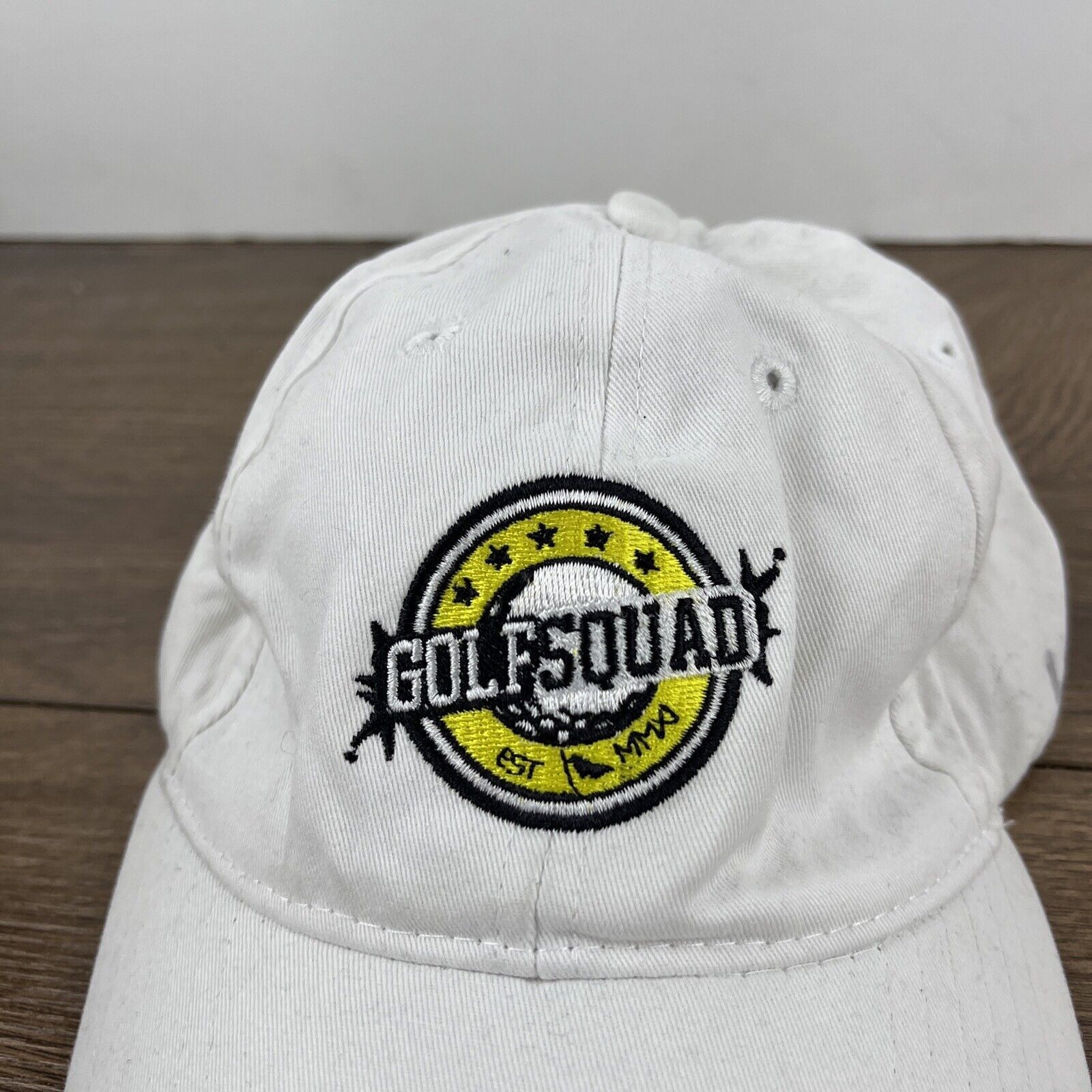 Other Golf Squad Hat White Hat Adjustable White Adult Size Hat Size ONE SIZE - 7 Thumbnail