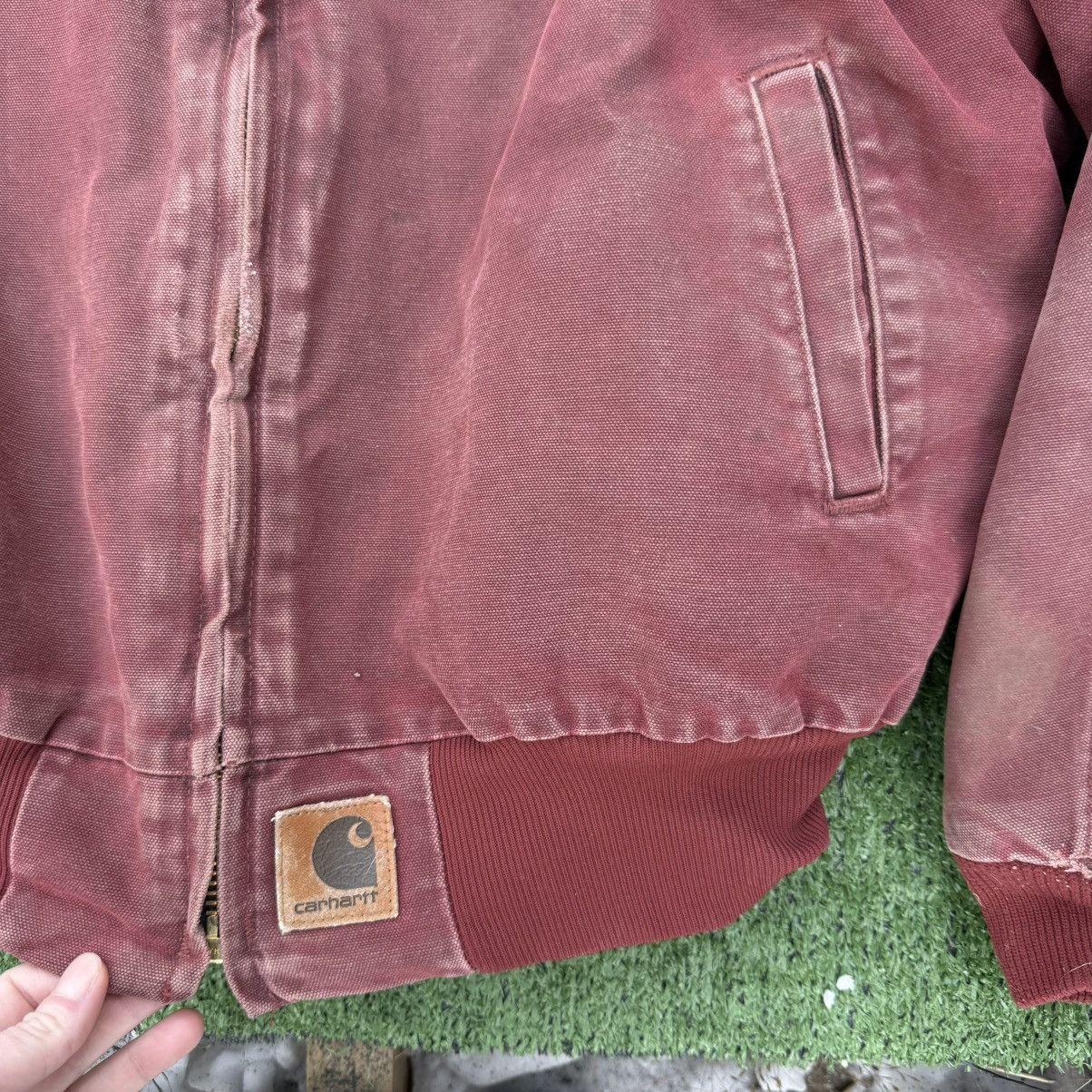 Carhartt Carhartt Men's Vintage Brick Red Santa Fe Jacket Size XL Size US XL / EU 56 / 4 - 6 Thumbnail